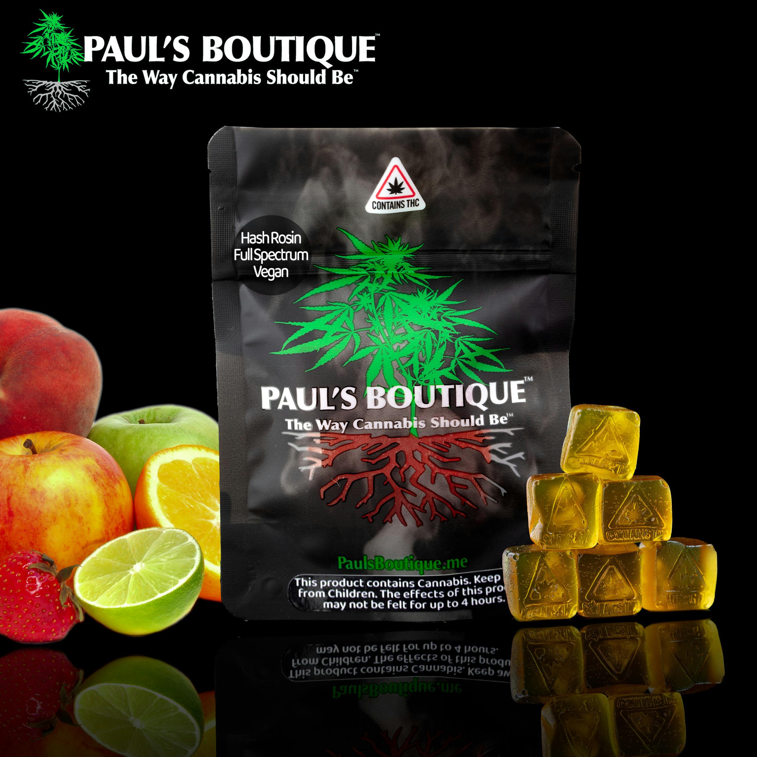 Sugar Free Pineapple Hash Rosin 200 MG Sativa Gummies