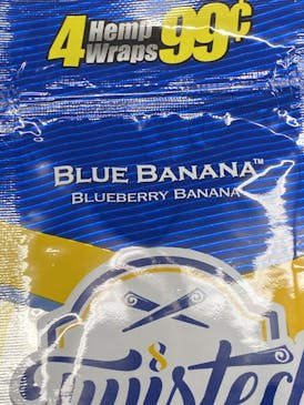 Twisted Hemp Wraps - Blue Banana - 4 wraps