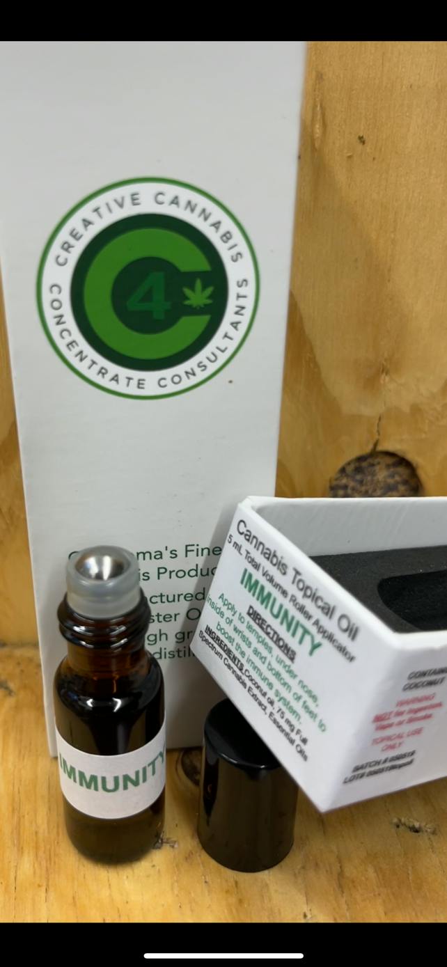 75mg | Topical Oil | Immune Booster | Full Spectrum at Black Purple Kush