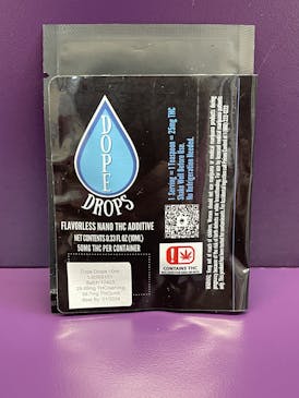 Dope Drops | Flavorless Nano THC Additive | 50 mg Packet