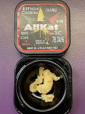 Alikat - Ethos Cookies - Crumble 78.74% 6.04% Terps