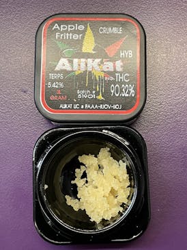 Alikat - Apple Fritter - Crumble 90.32% 5.42% Terps