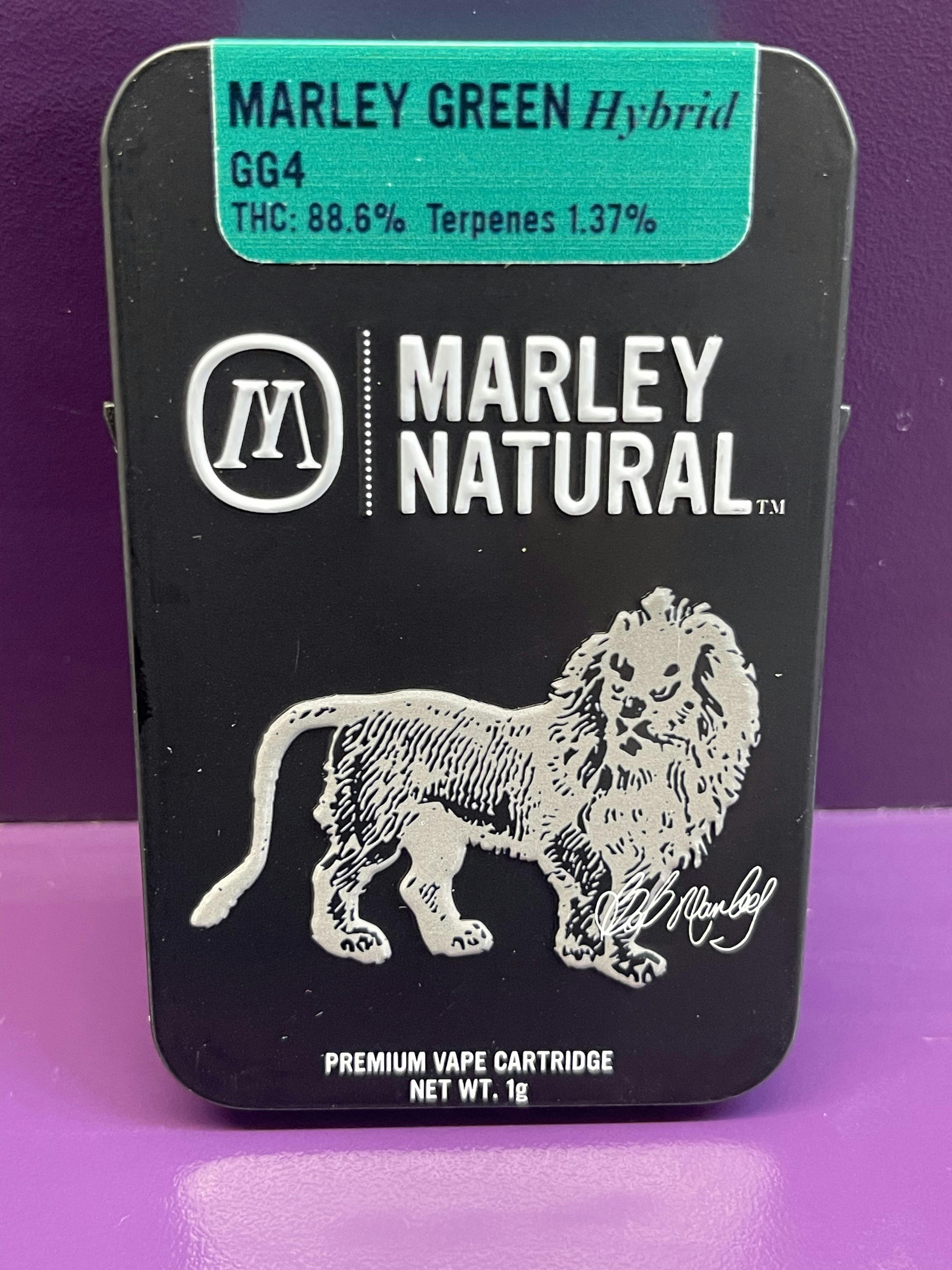 Marley Green | GG4 | Hybrid | 88.6% | 1 Gram Vape Cart