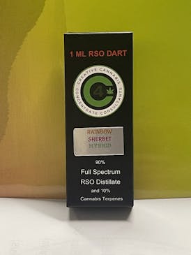 RSO Syringe (Dart) | 1 ML | Full Spectrum | Rainbow Sherbet | Hybrid