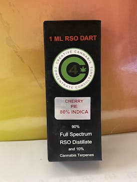 RSO Syringe (Dart) | 1 ML | Full Spectrum | Cherry Pie | Indica