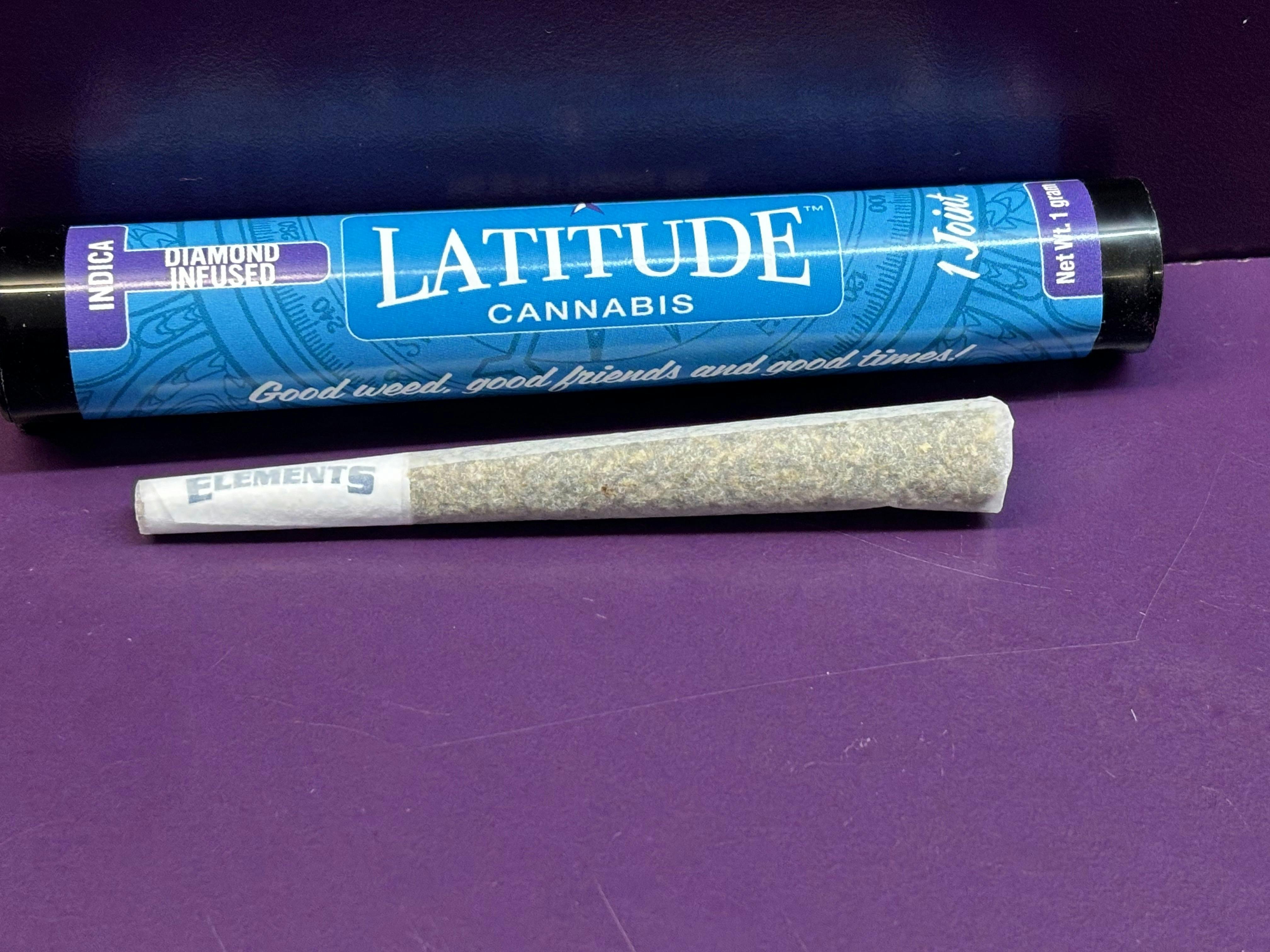 Latitude Diamond Infused Preroll - Oreo Stompers