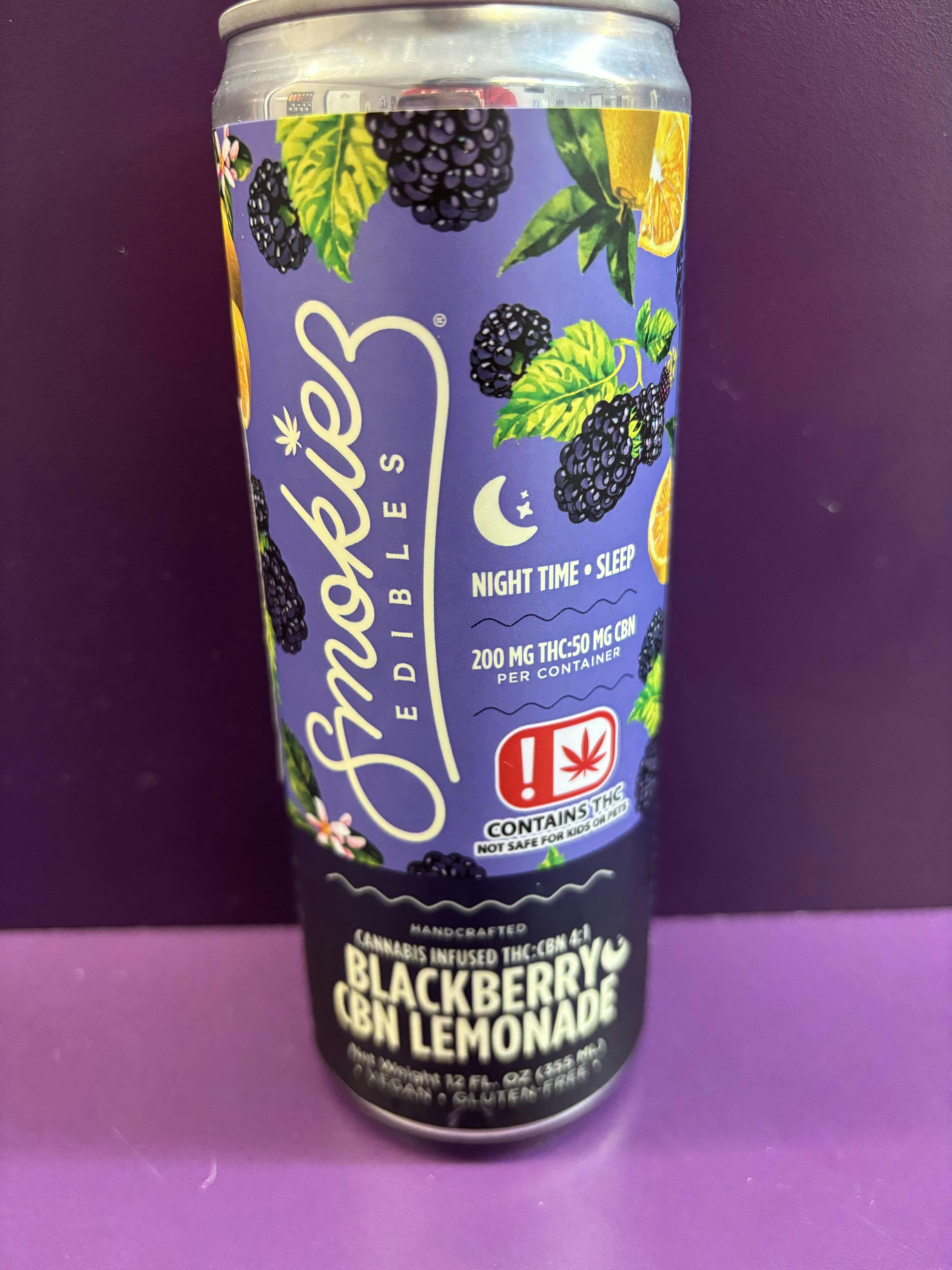 Blackberry Lemonade 4:1 THC:CBN | Non-Carbonated | 250mg by Smokiez Edibles