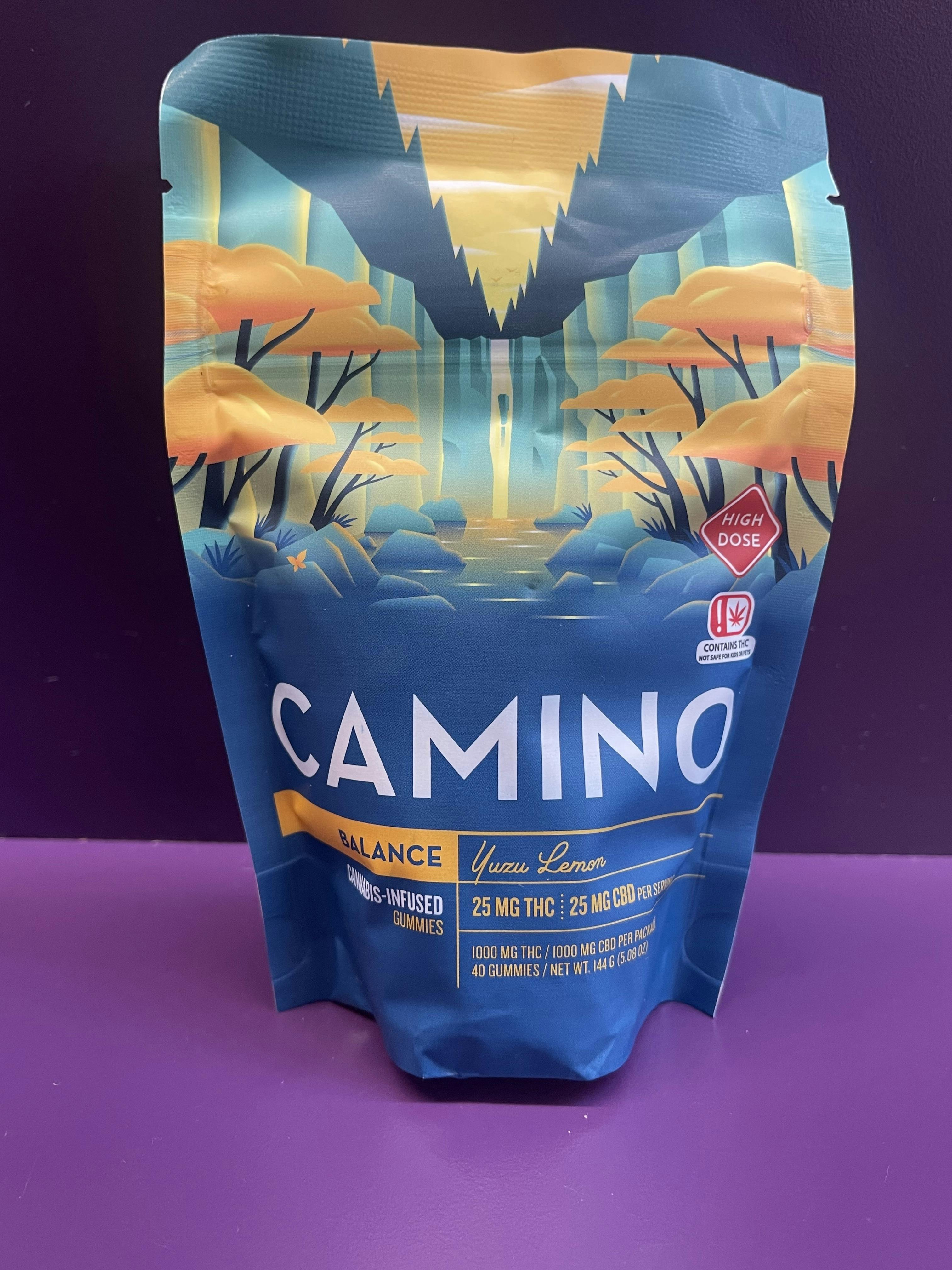 Camino Yuzu Lemon "Balance" High Dose Gummies