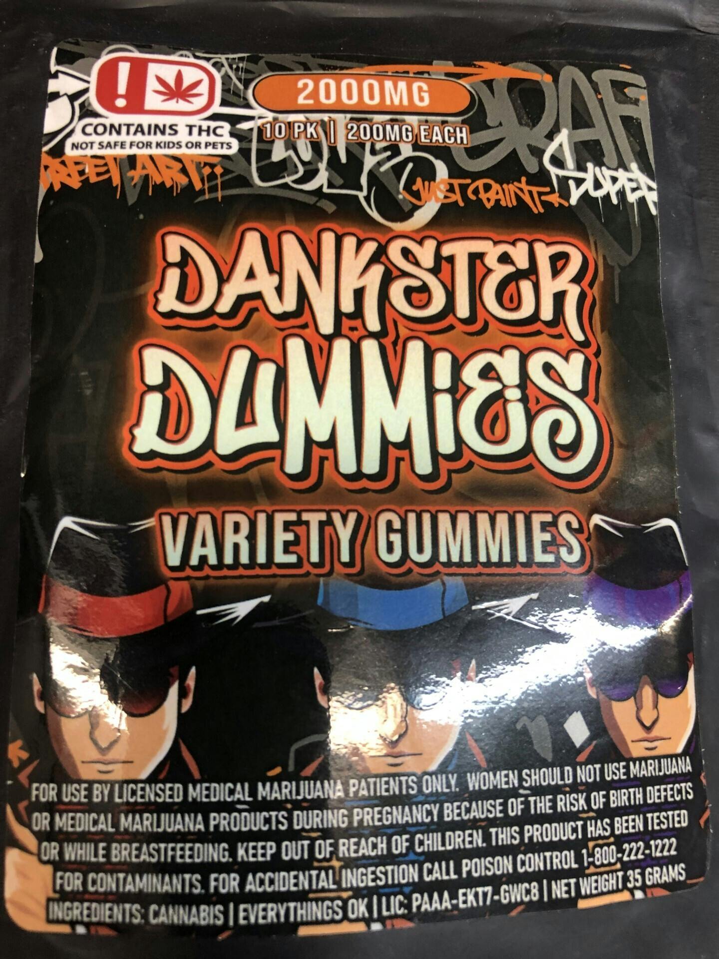 Dankster Gummies | 2000 mg | 200 mg each | Variety Pack