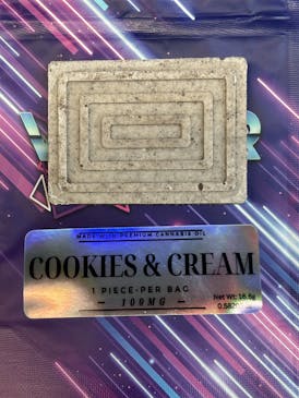 Cookies & Cream | 100mg (Single Piece) 3.8% CBG