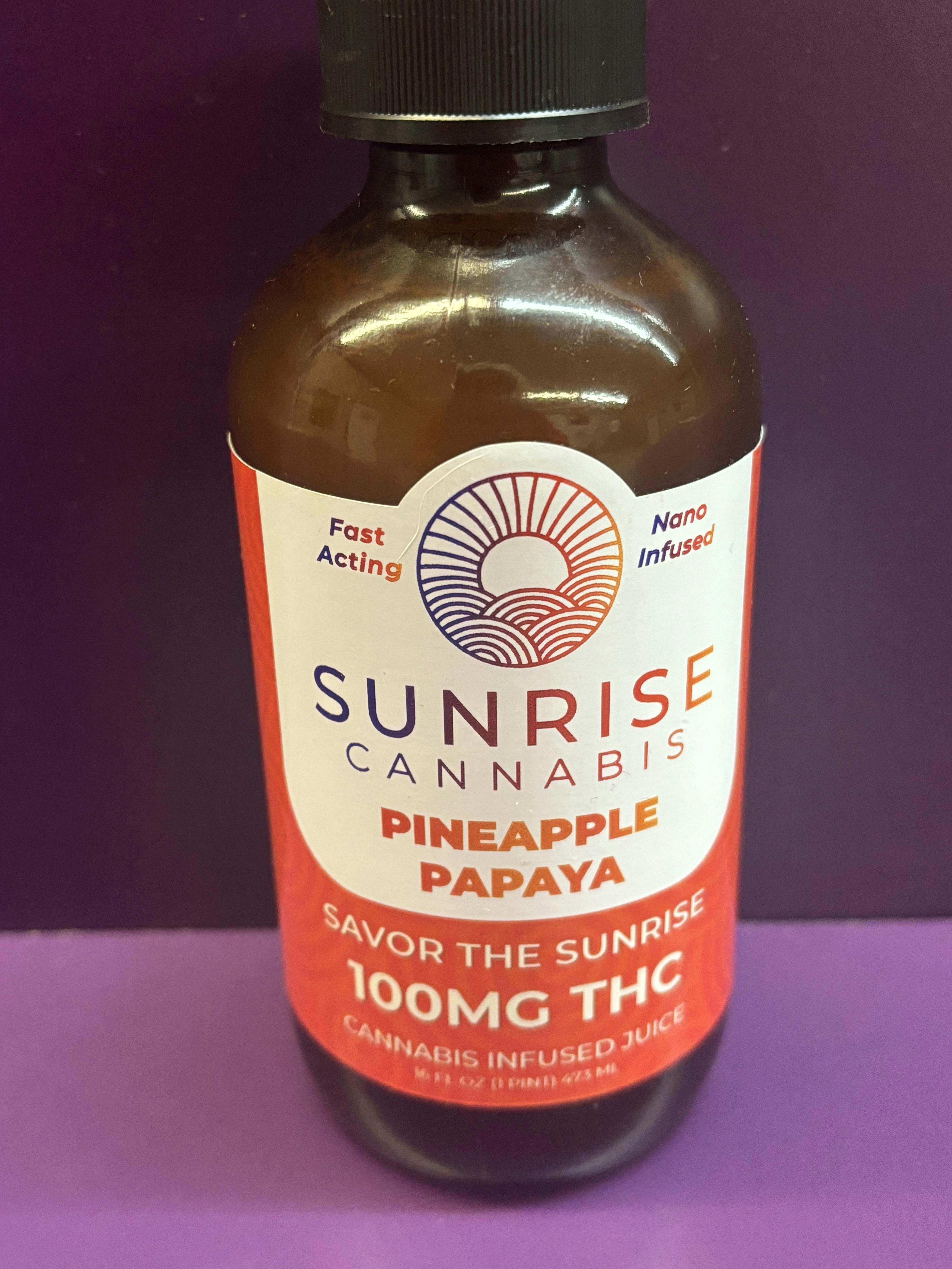 Pineapple Papaya | 100mg | Infused Juice