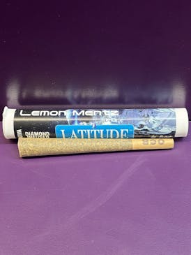 Lemon Mentz | Sativa | Diamond Infused Preroll | 1.4% Terps
