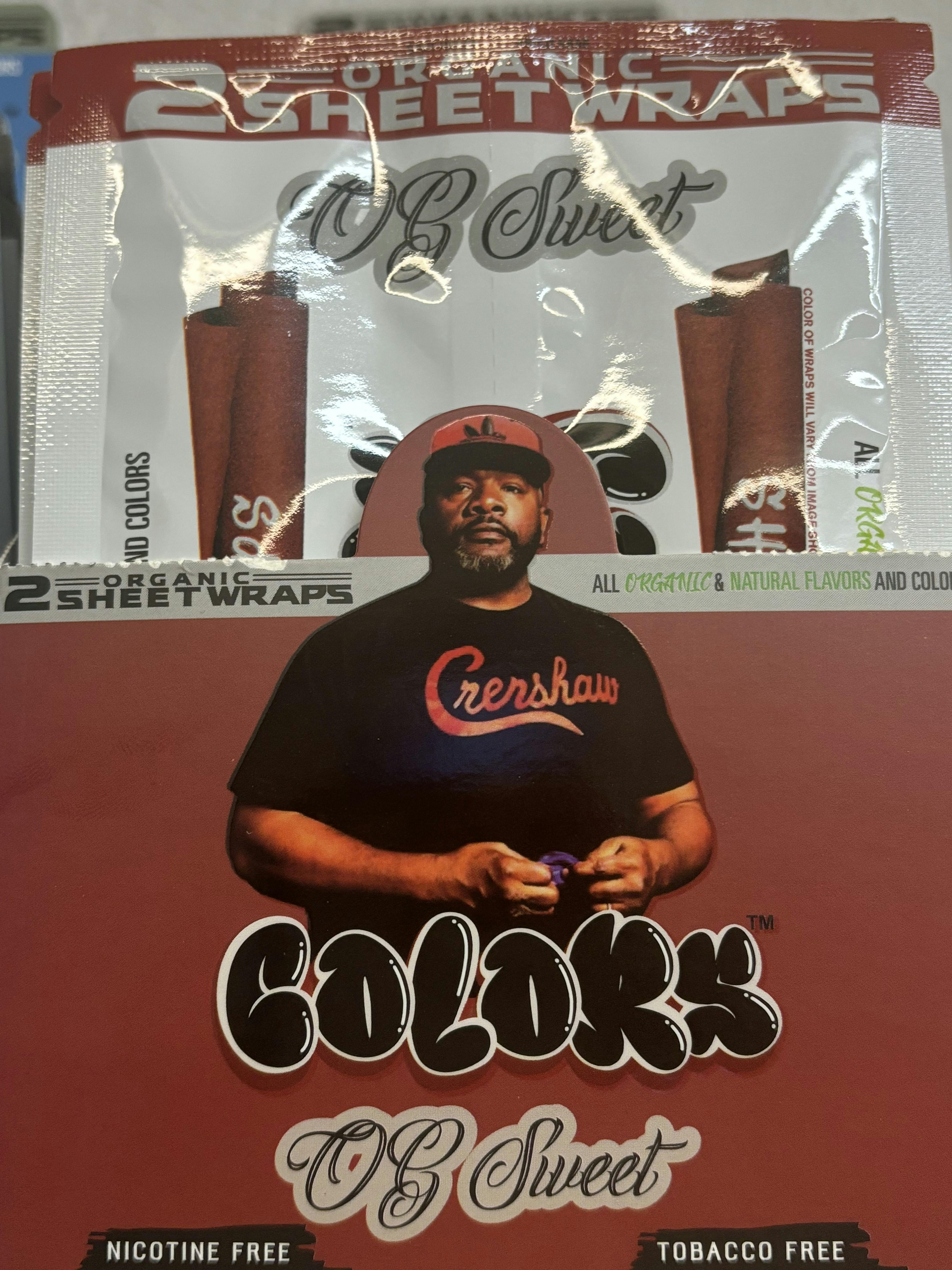 2 Pack | Organic | Colors Wraps | OG Sweet | Tobacco Free at Black Purple Kush