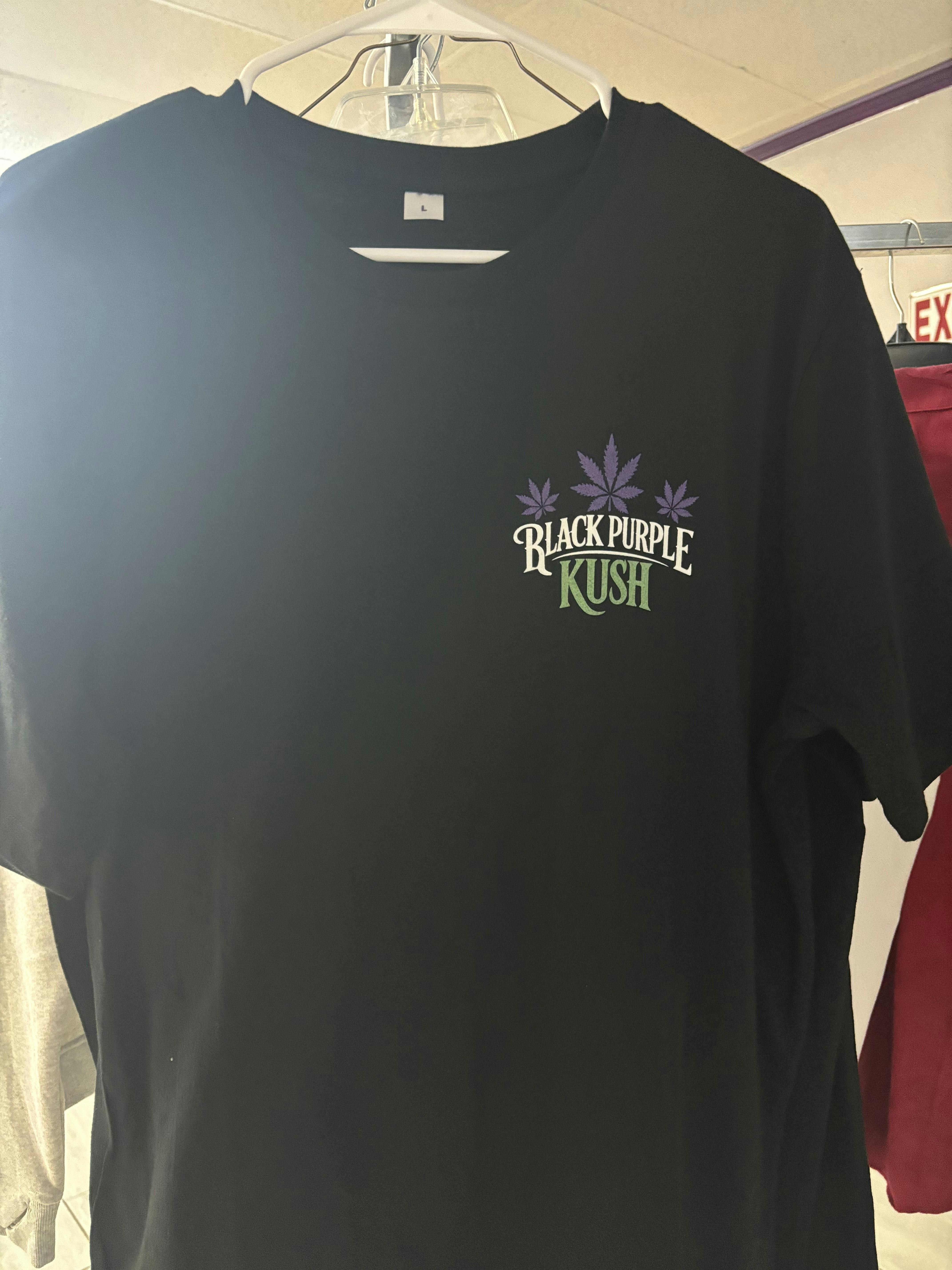 Black Purple Kush | Large Black | Short Sleeve Shirt | BPK | Apparel
