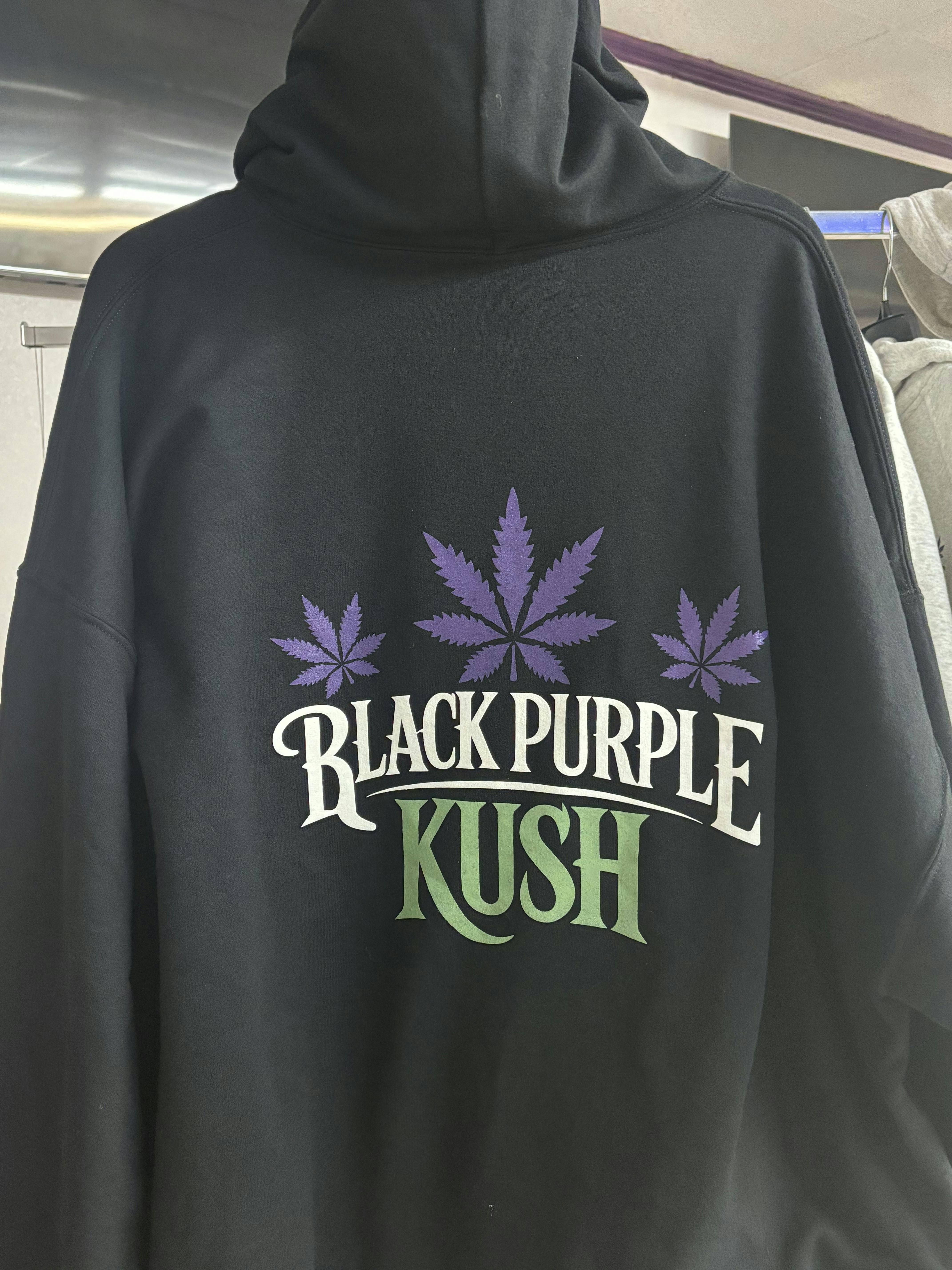 Black Purple Kush | 2X Black Hoodie | BPK | Apparel