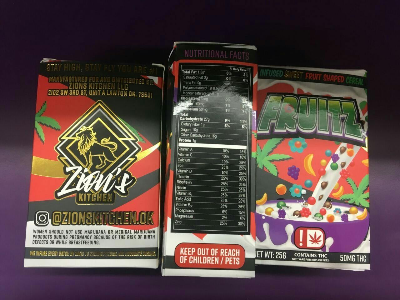 Fruitz Trix Cereal - 50mg THC (Full Spectrum)