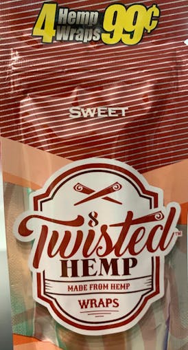 Twisted Hemp Wraps - Sweet - 4 wraps