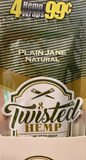 Twisted Hemp Wraps - Plain Jane Natural - 4 wraps