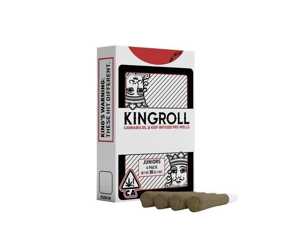 White Runtz x Apple Fritter | Infused Joints | 0.75g each | 4pk by Kingroll