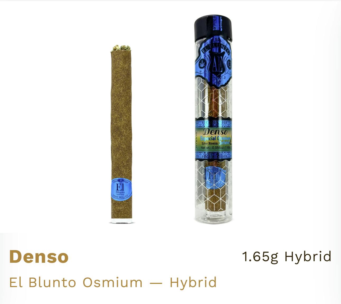 El Blunto DENSO Especial Osmium Live Rosin Infused 1.65g