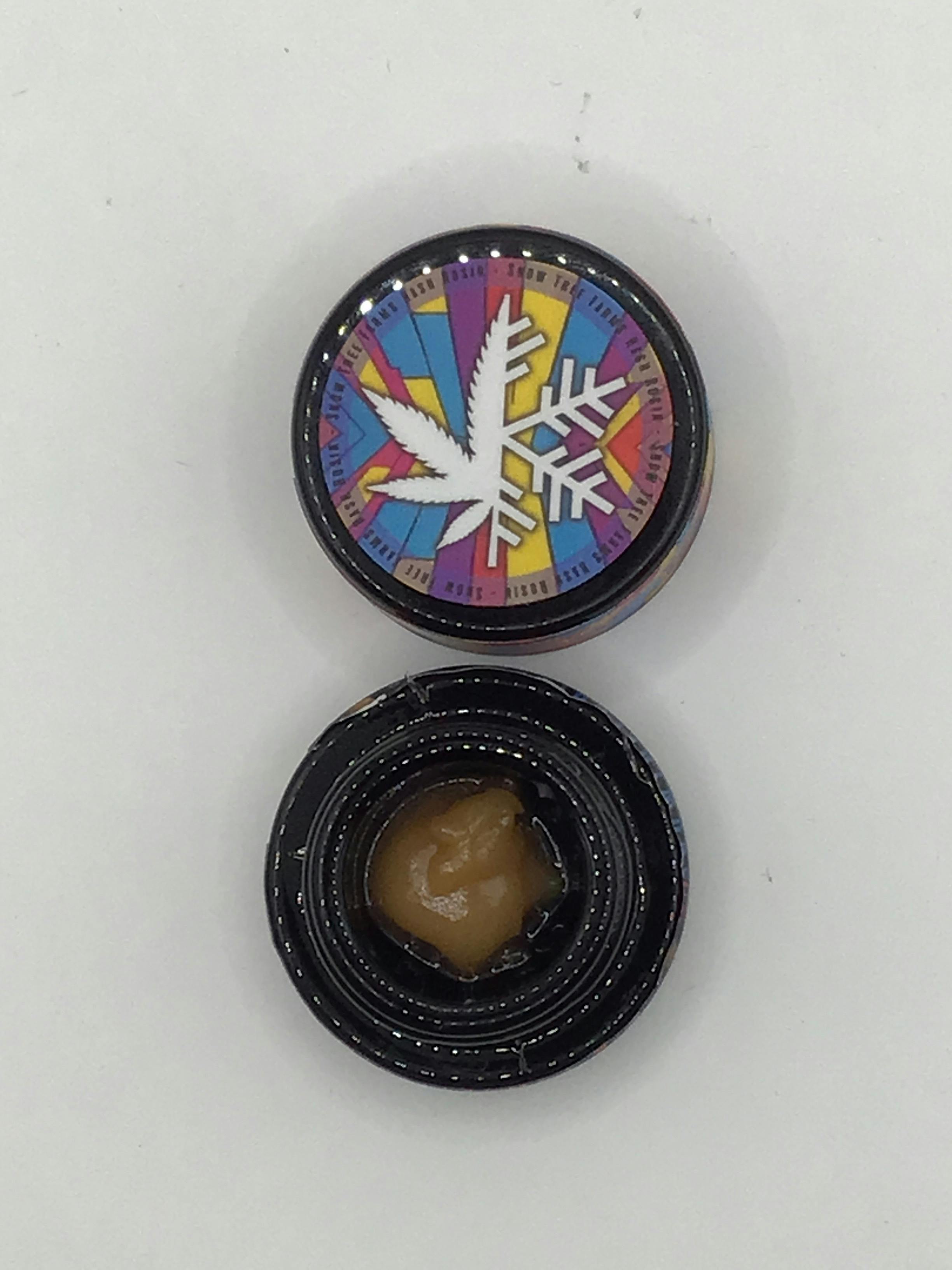 1g Rainbow Belts Hash Rosin by Snow Tree Farms