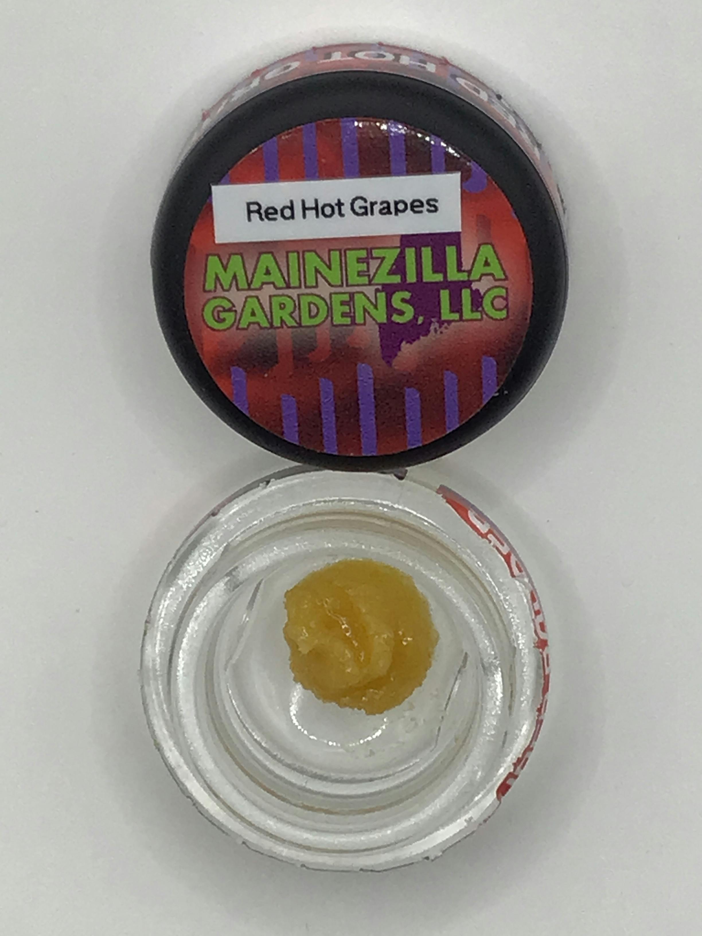 1g Red Hot Grapes Cured Badder by Mainezilla Gardens