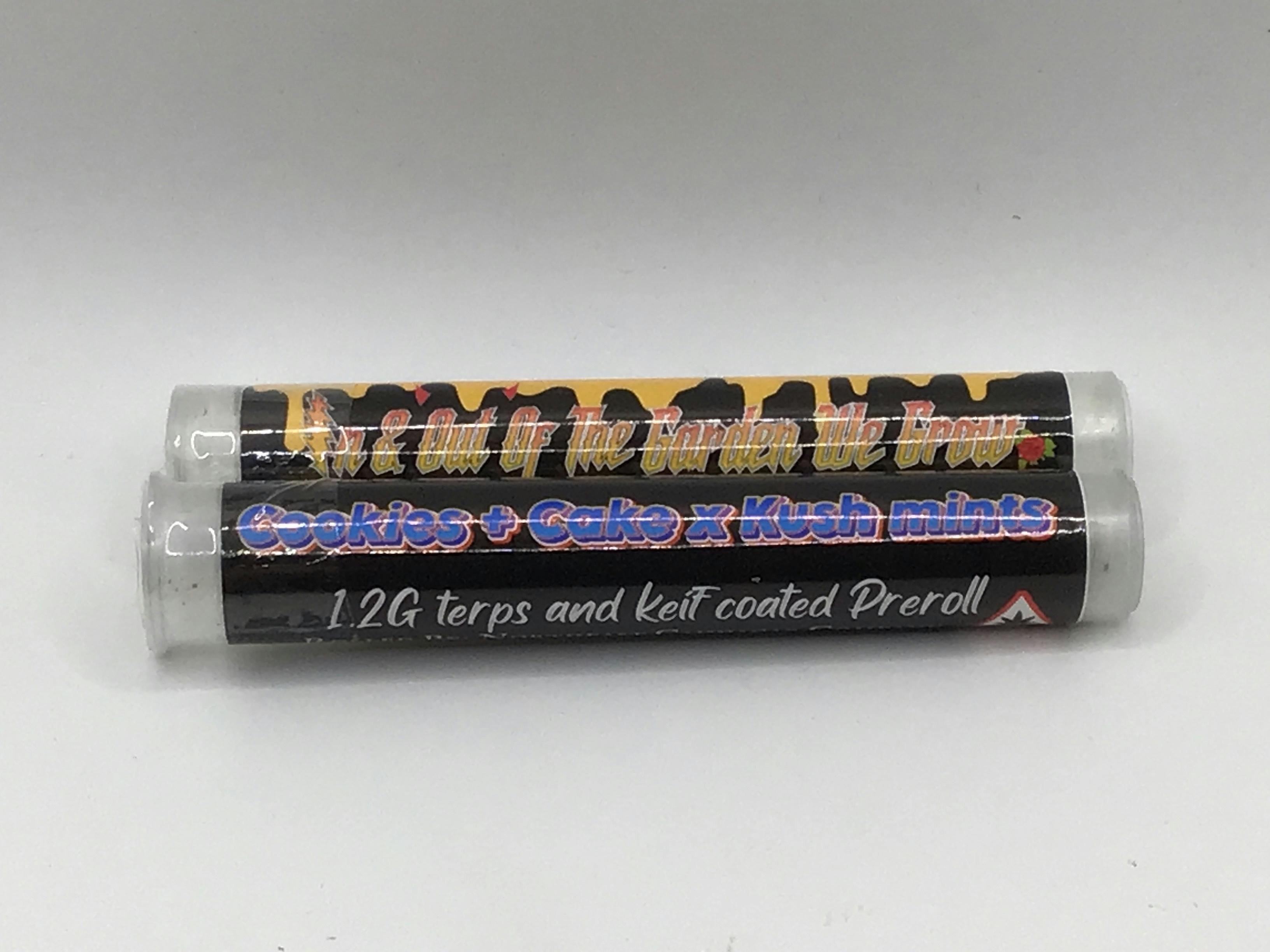 1.2g Kief & Terp Coated Preroll by In & Out Of The Garden We Grow at Green Roots Company