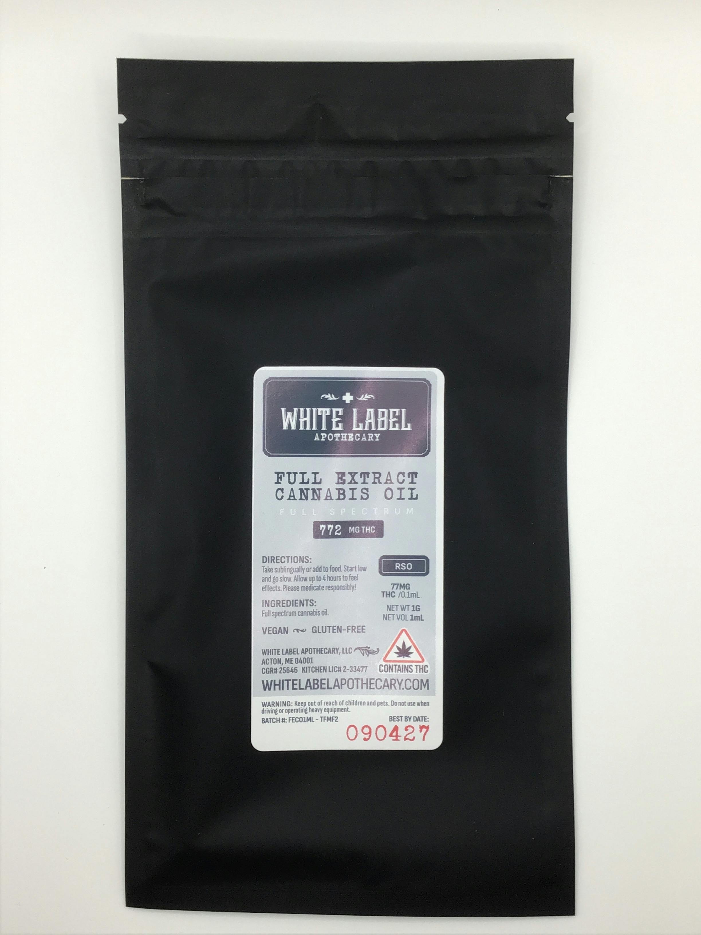 1g RSO Dart by White Label