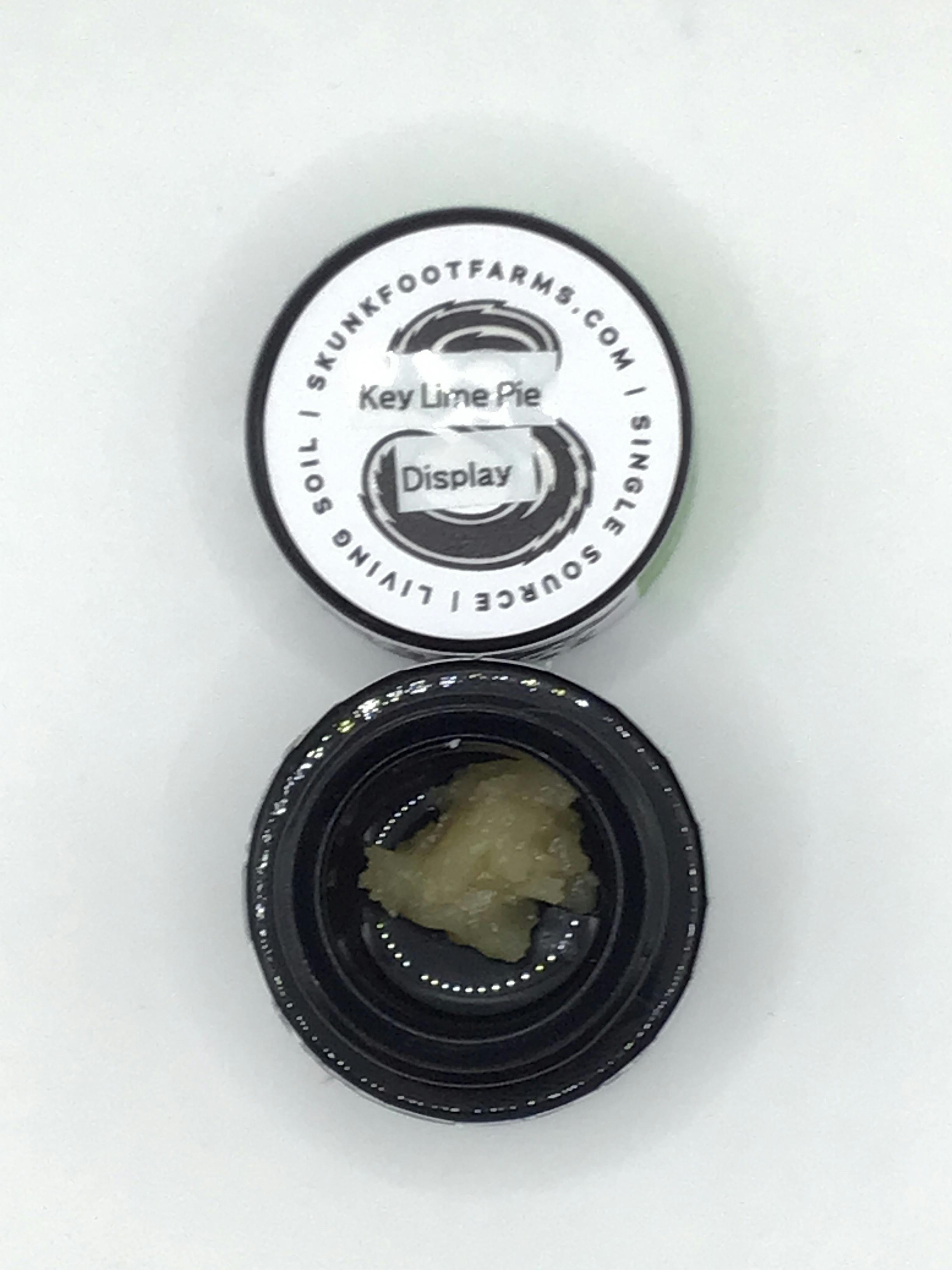 1g Key Lime Pie Rosin by Skunkfoot Farms