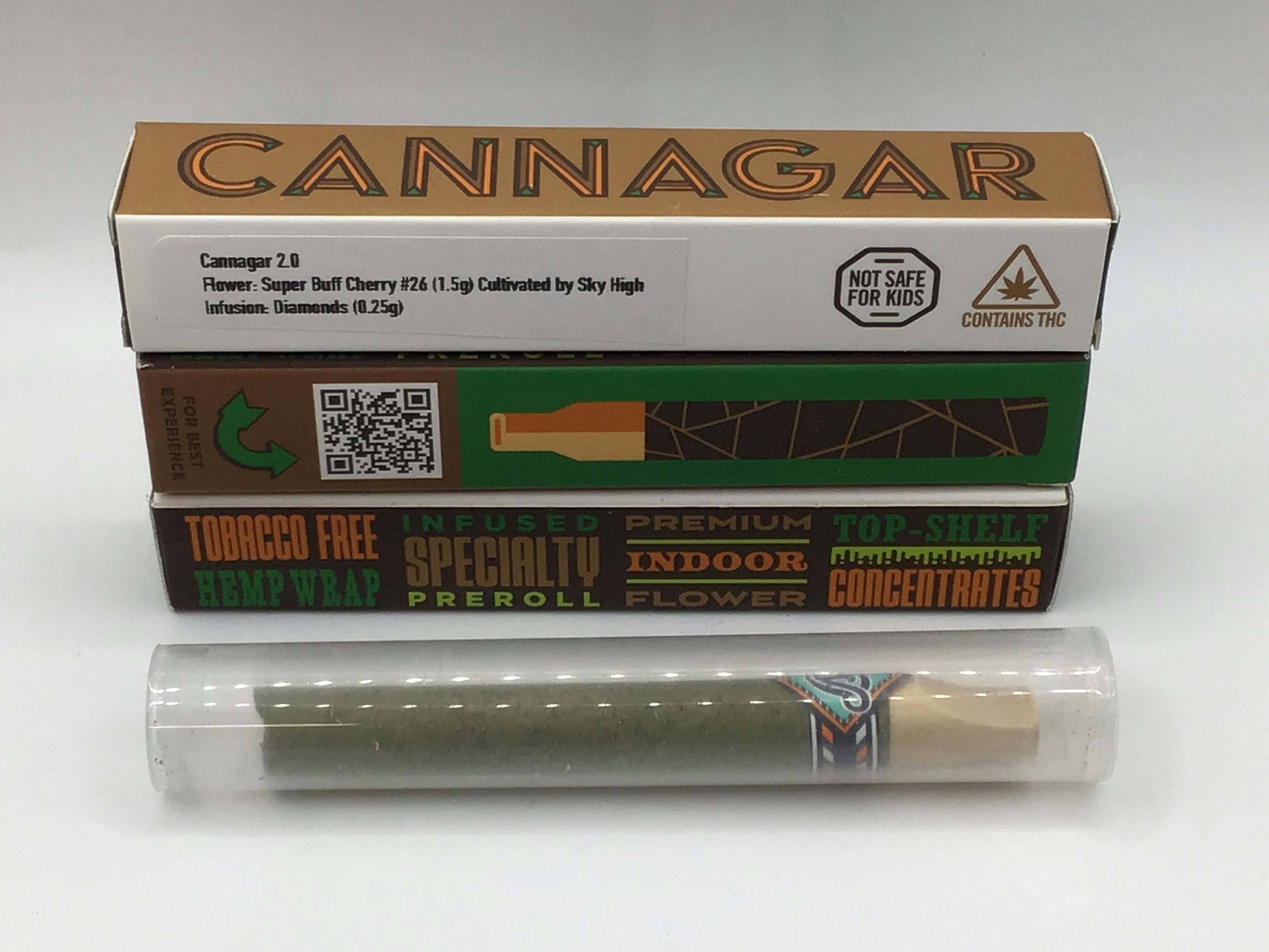 1.75g Super Buff Cherry Cannagar 2.0 by The Maine Cannagar Co.