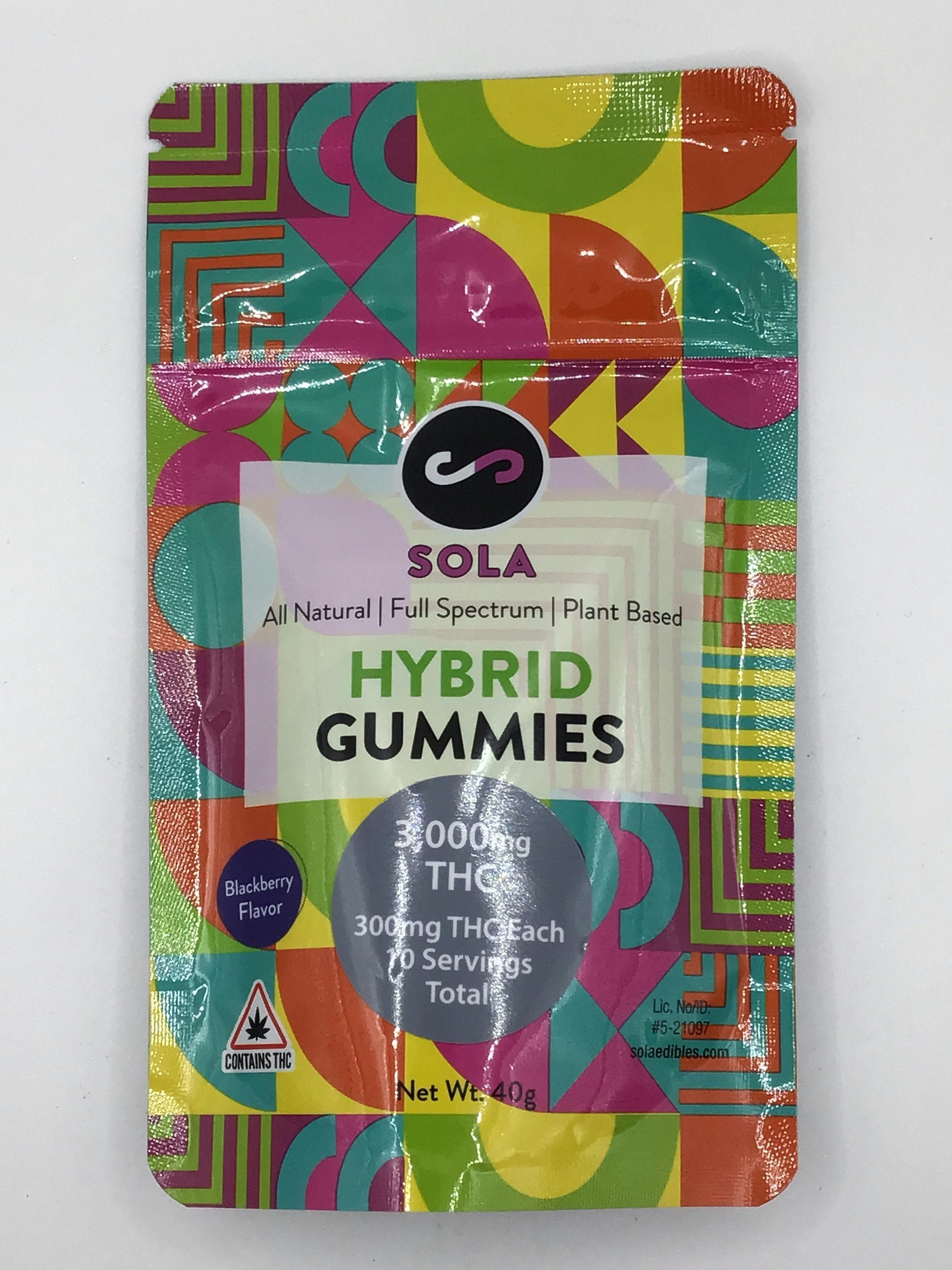 3000mg Hybrid Gummies - Blackberry Flavor Pack