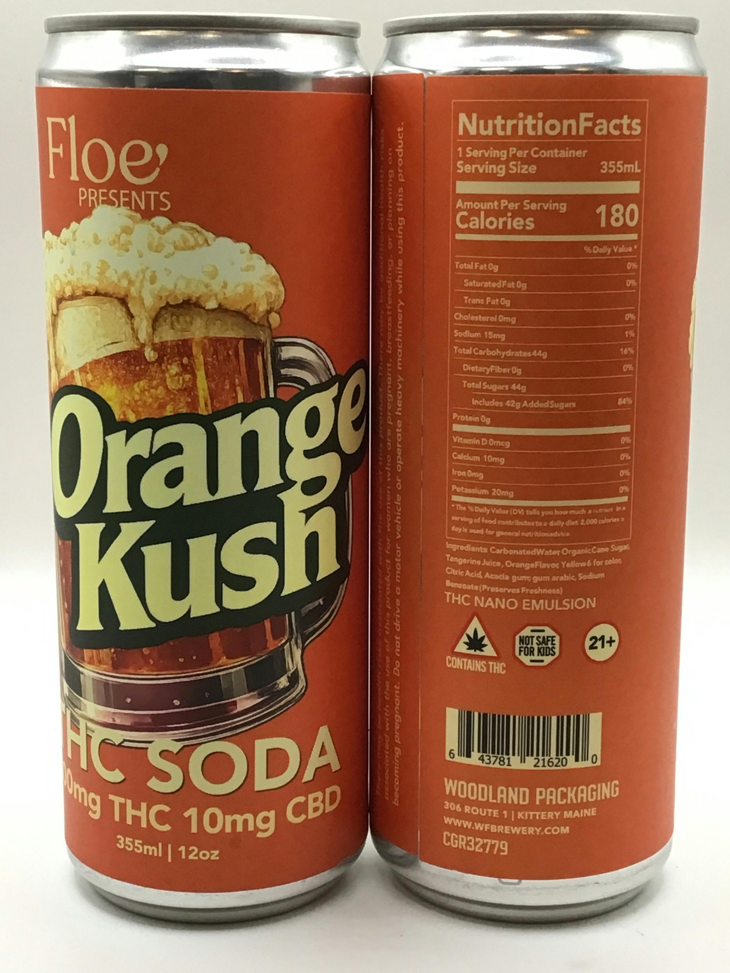 100mg 10:1 THC:CBD Orange Soda by Floe