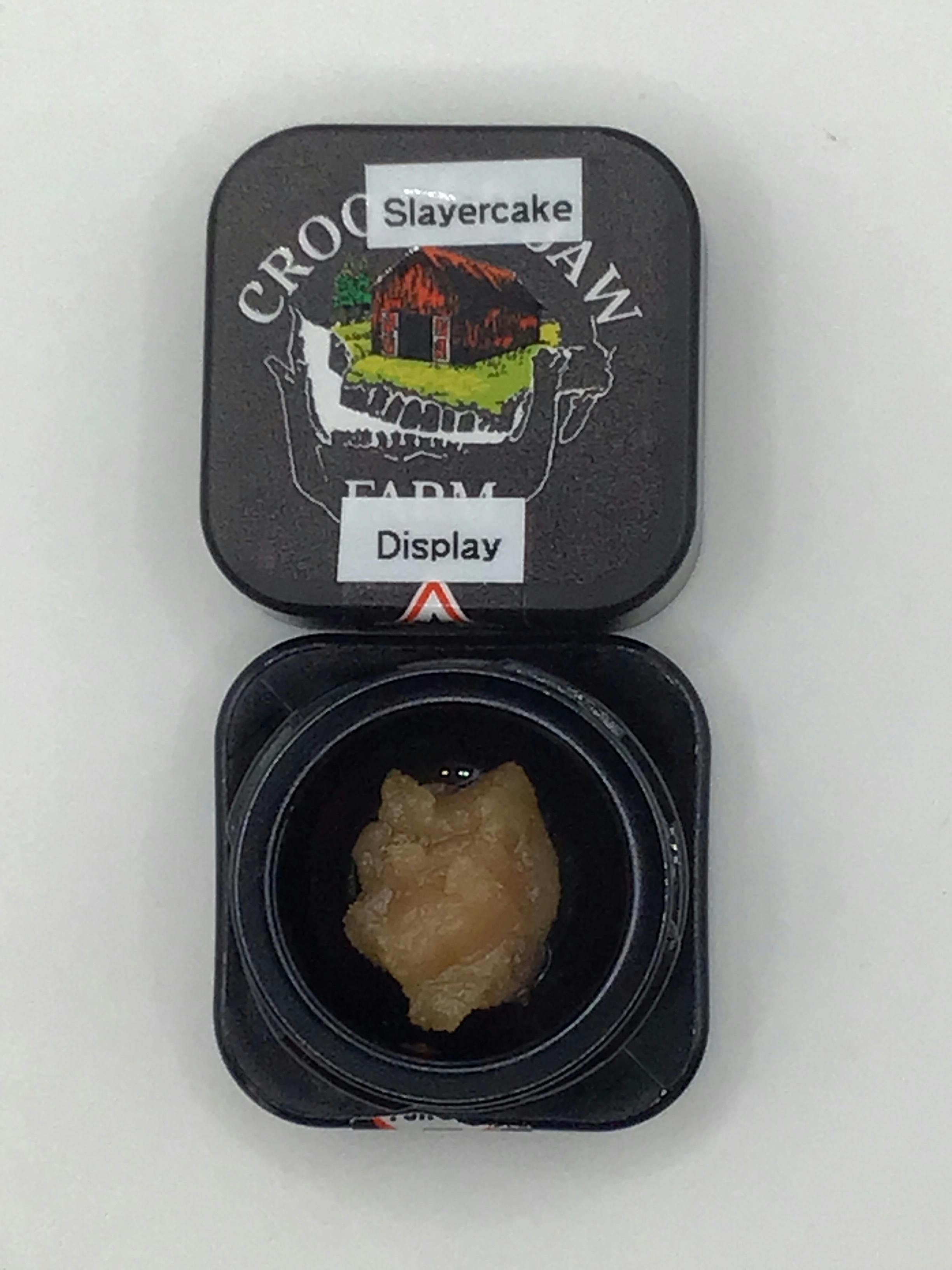 1g Slayercake Rosin by Crooked Jaw