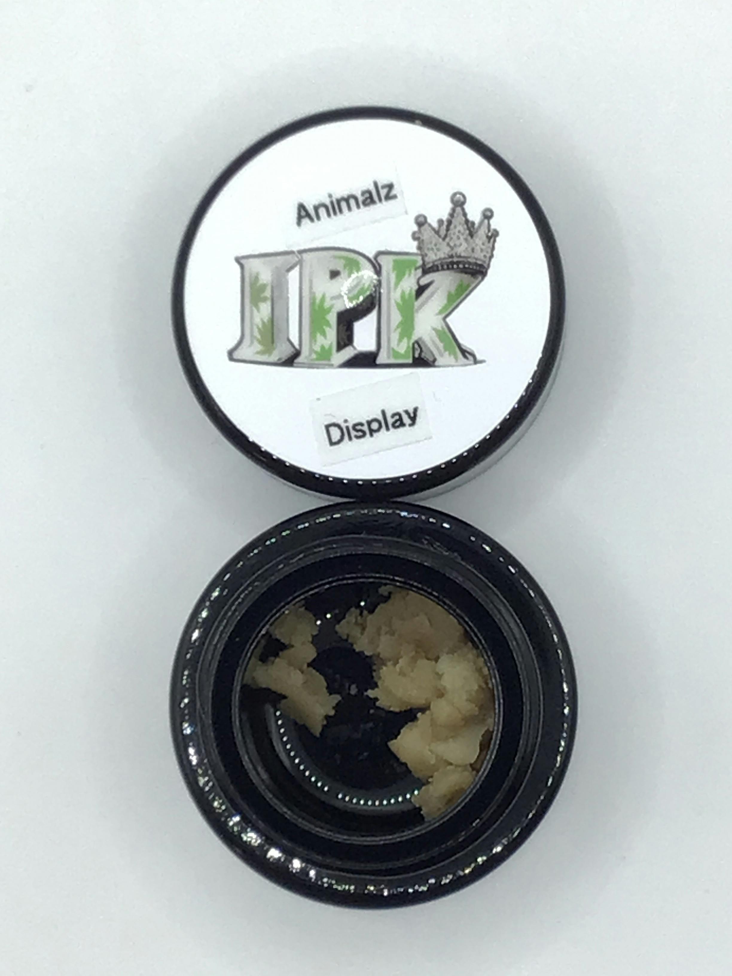 1g Animalz Live Rosin by Indoor Plant Kingdom