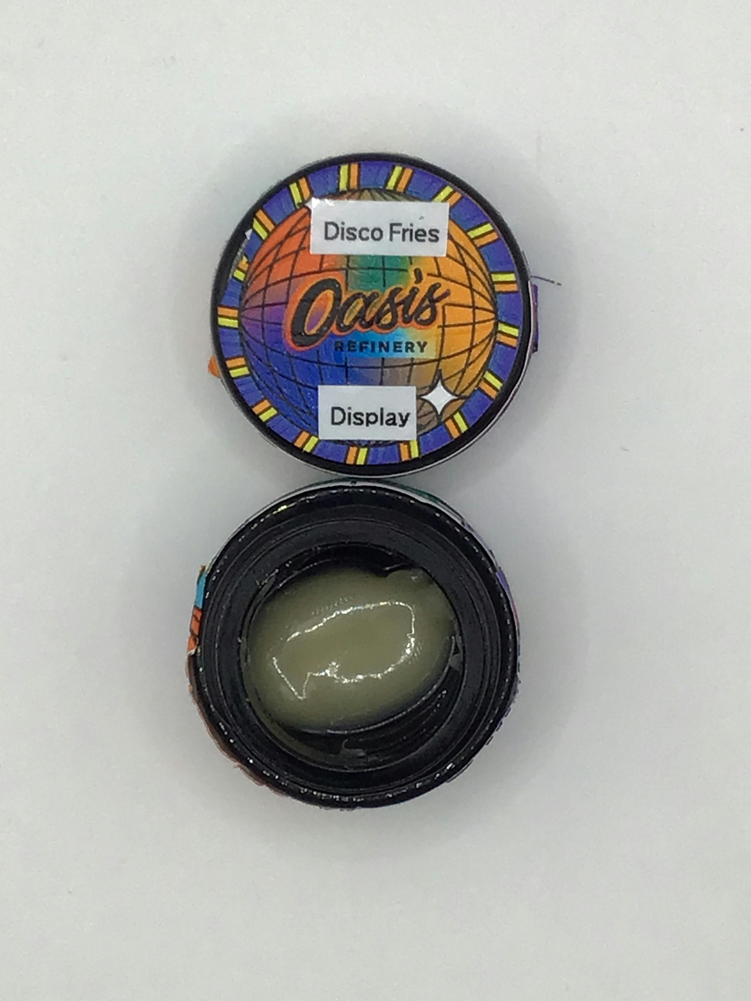 1g Disco Fries Live Rosin by Oasis Refinery
