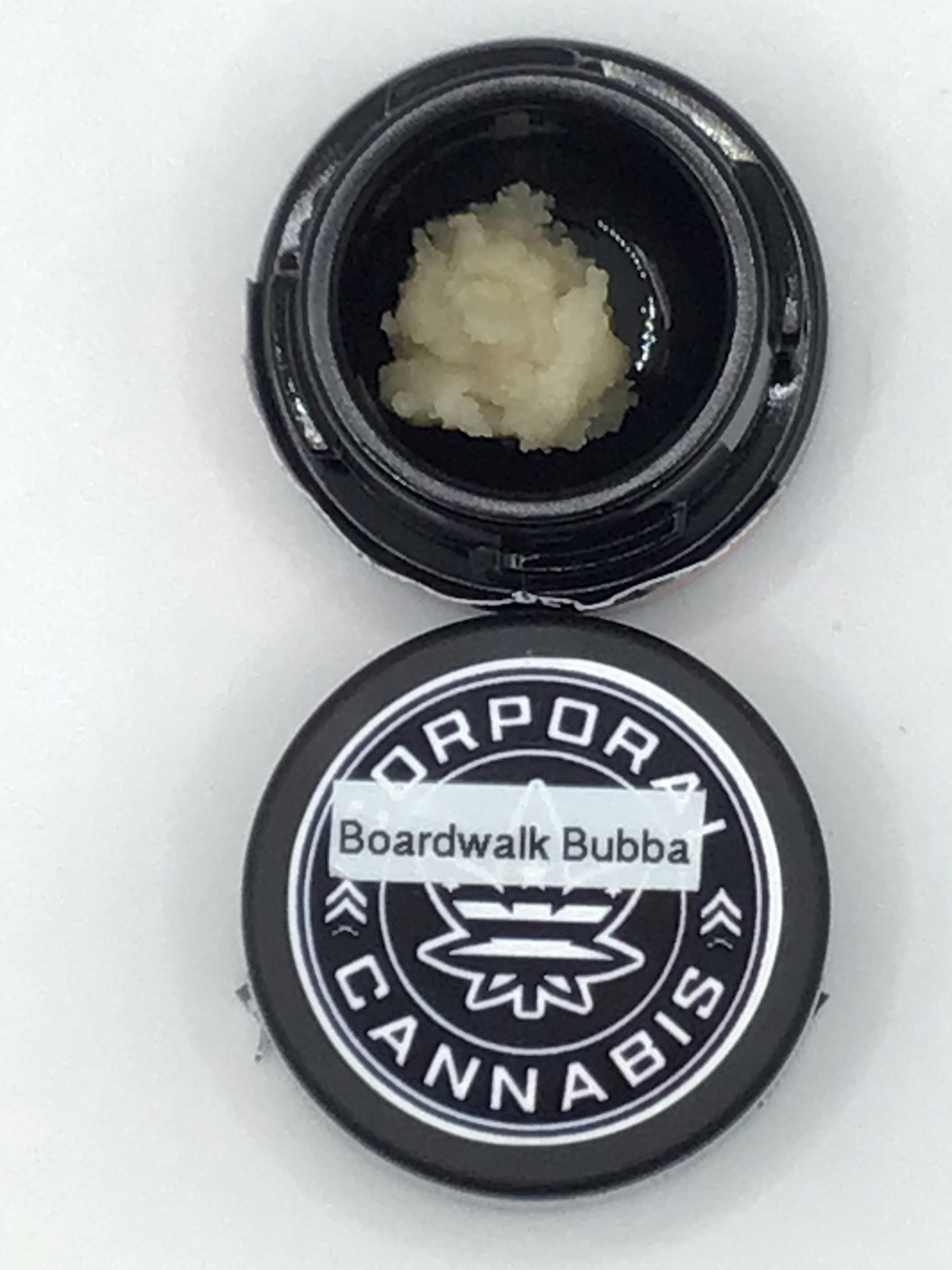 3.5g Boardwalk Bubba Live Rosin by Corporal Cannabis