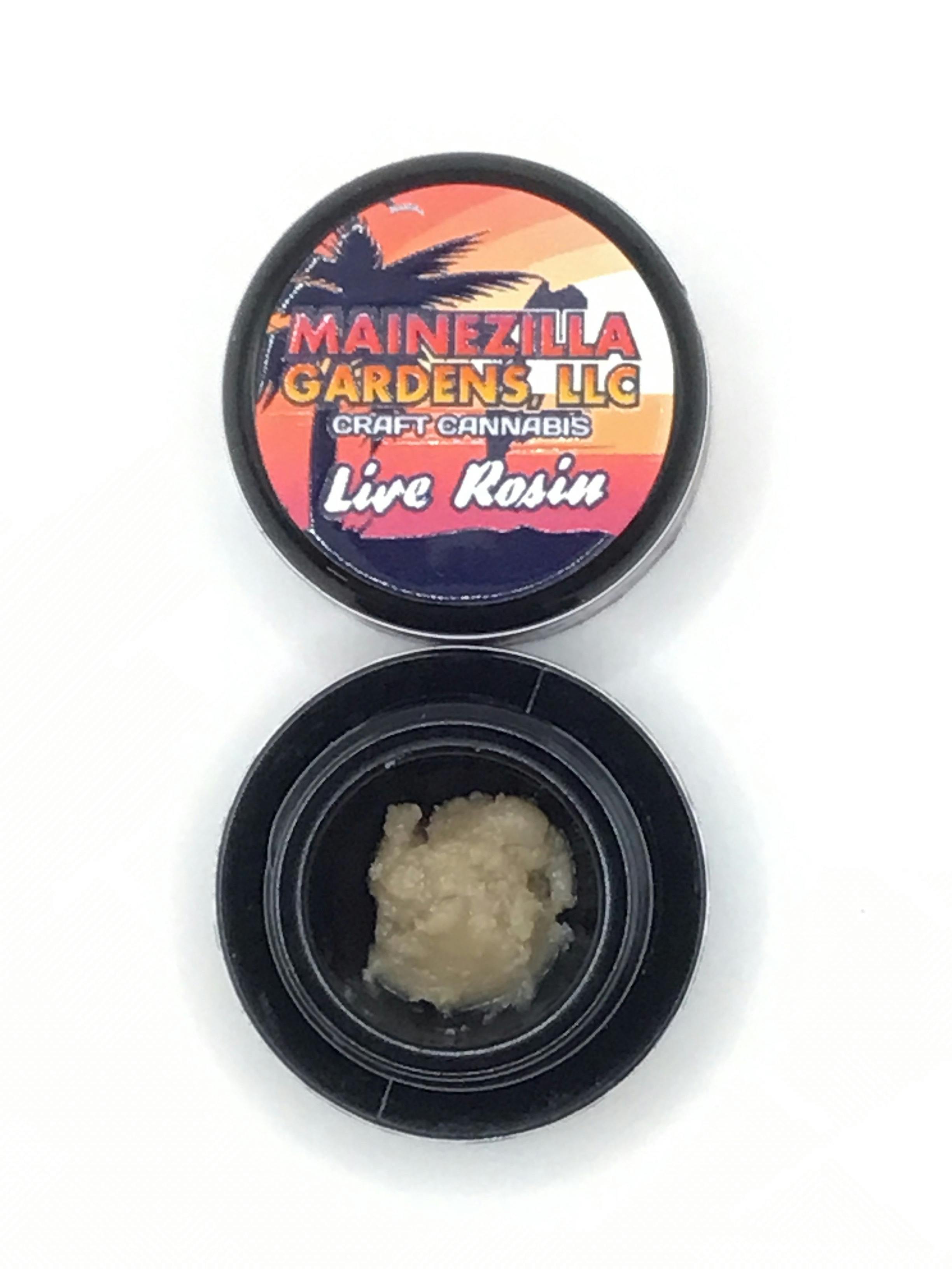 1g Trop Cherry Live Rosin by Mainezilla Gardens