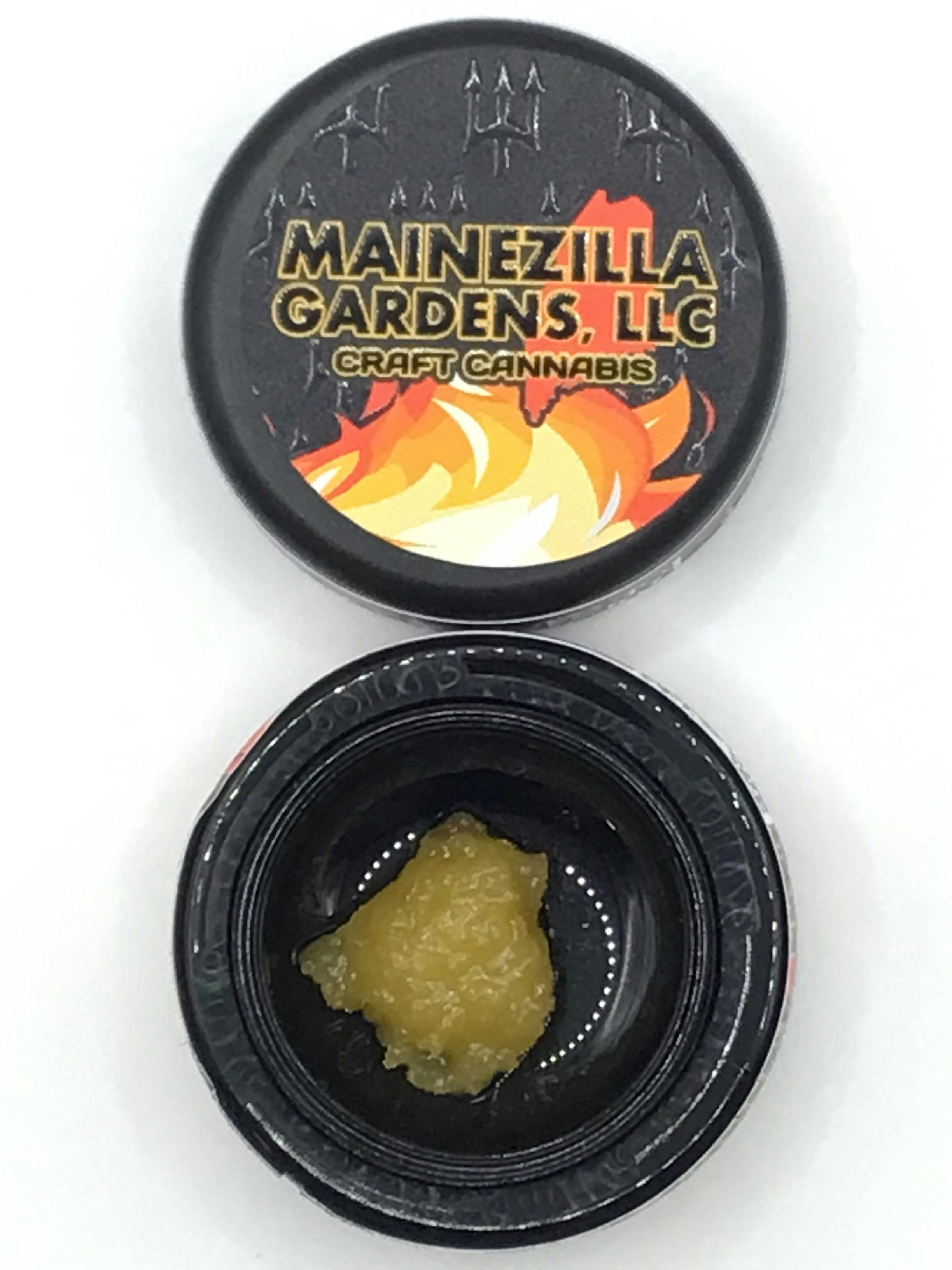 1g Straight to Hell Cured Badder by Mainezilla Gardens