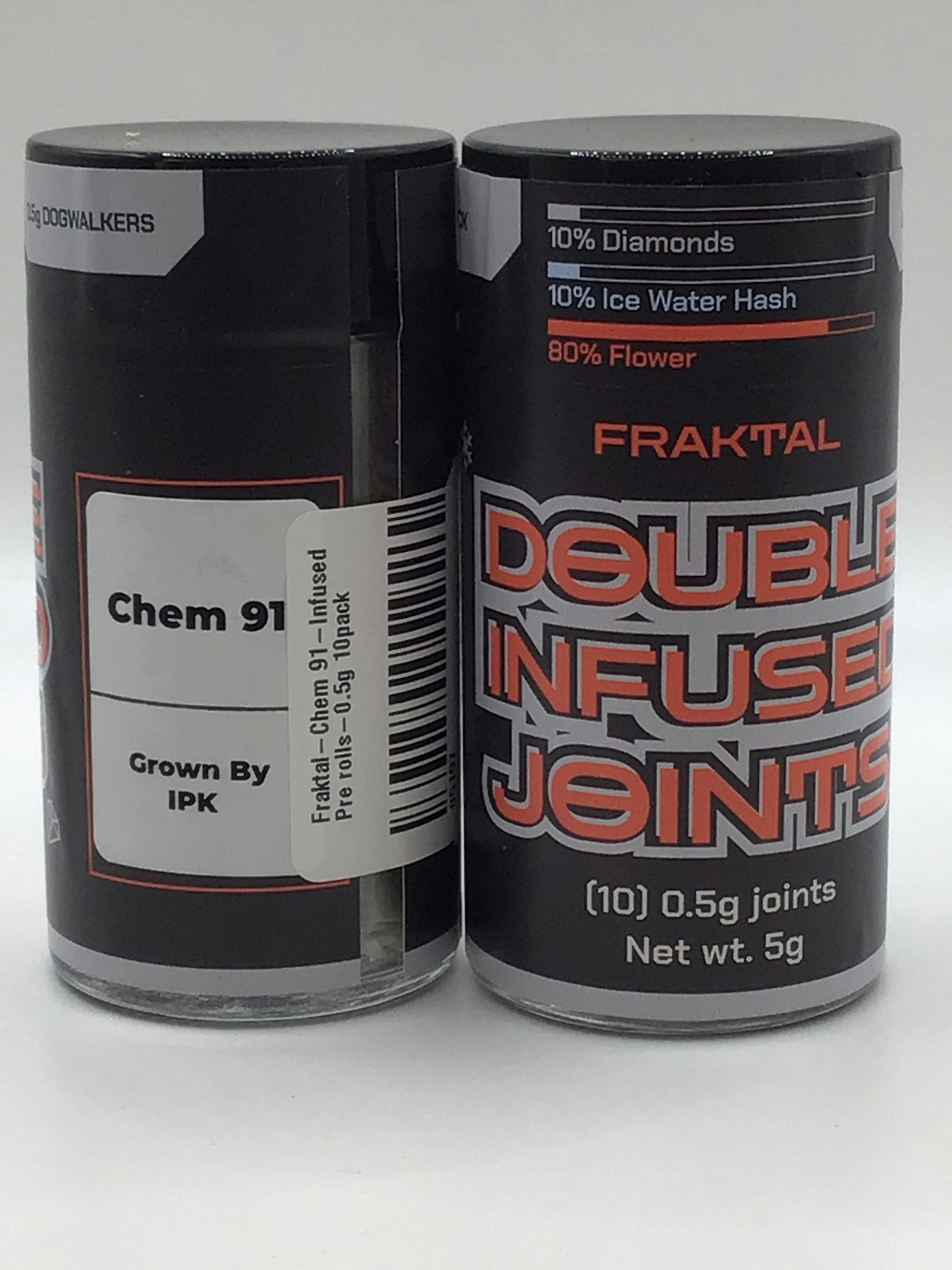 0.5g Chem 91 Double Infused Dog Walkers 10pk by FRAKTAL