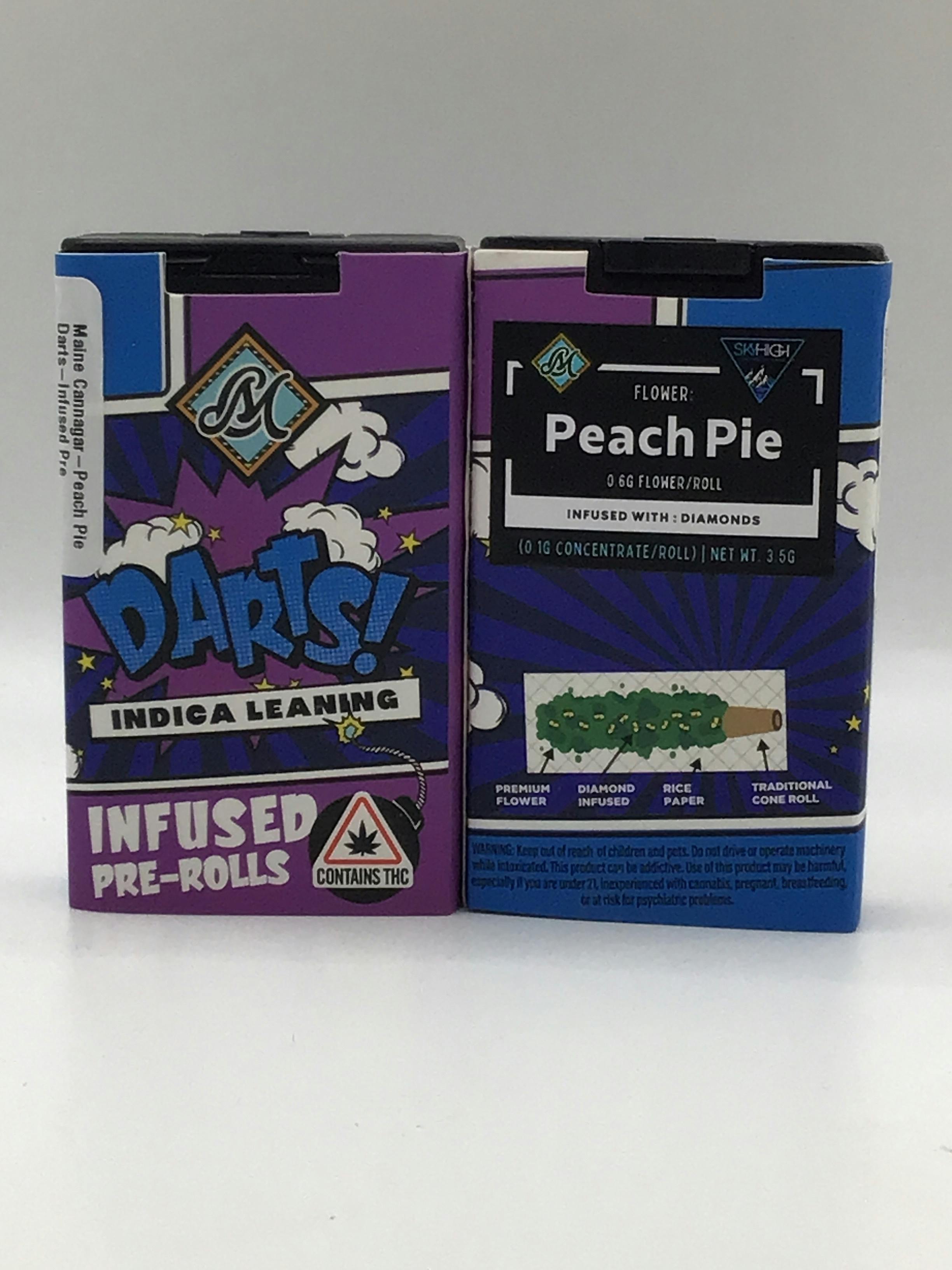 5 pk Infused Darts (Peach Pie) by Maine Cannagar Co.