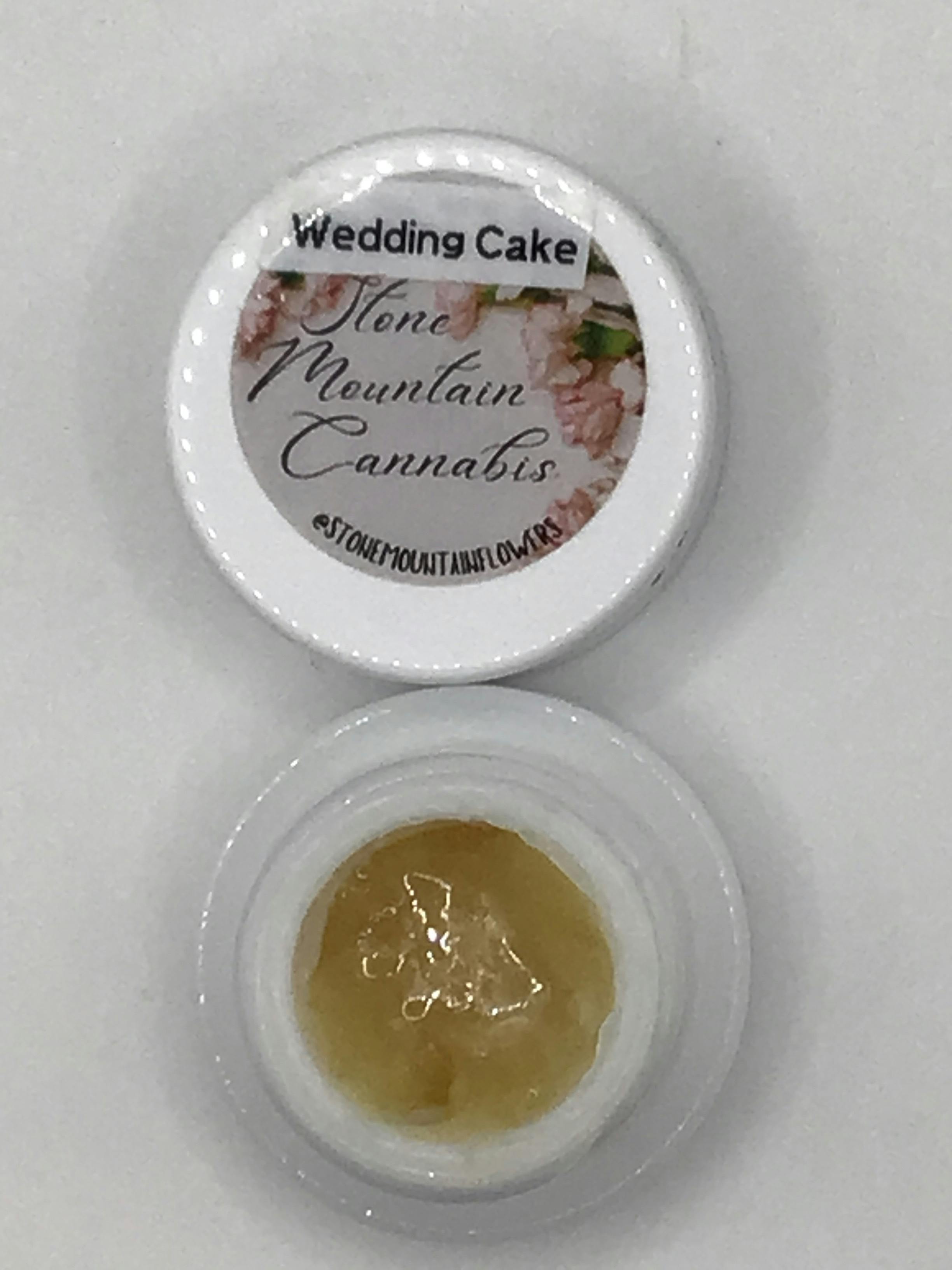 2g Wedding Cake Rosin by Stone Mountain Cannabis