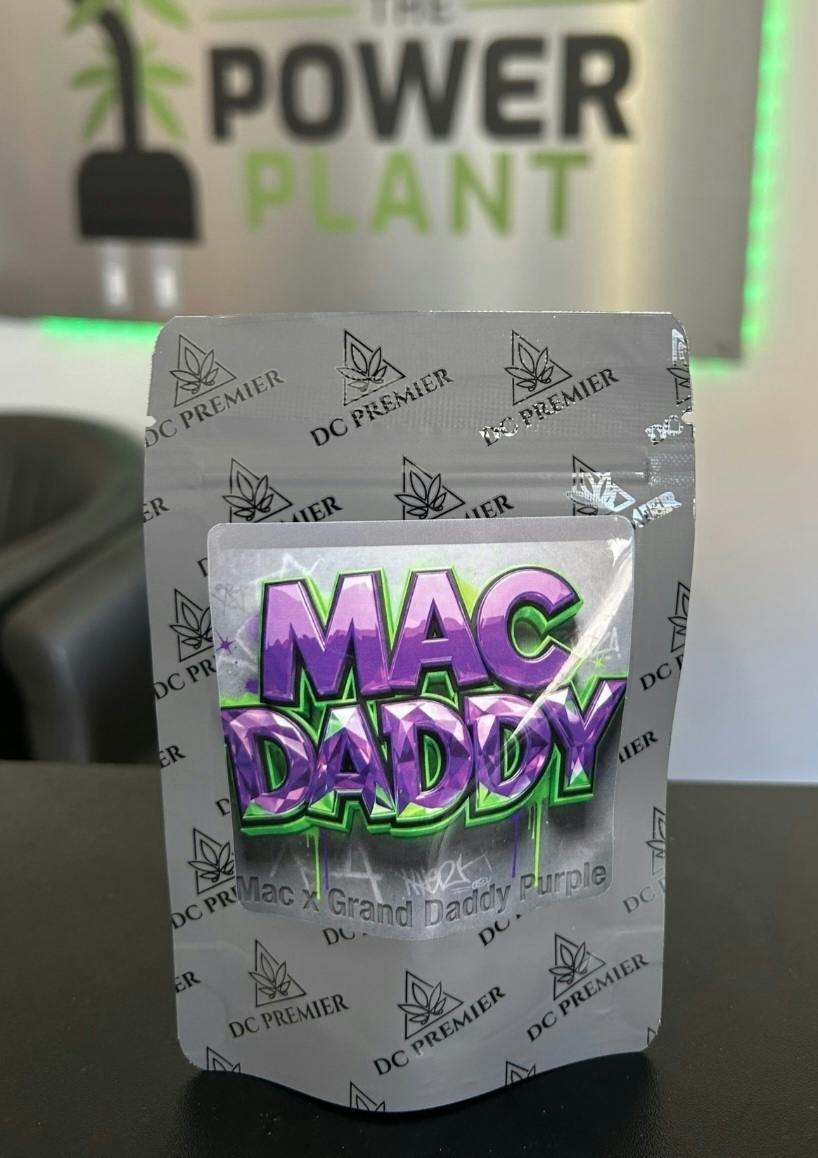 MAC DADDY FLOWER 3.5G **B2G1 Top Shelf 1/8's!