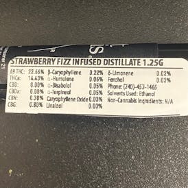 District Cannabis | Strawberry Fizz Infused Preroll | 1 x 1.25g