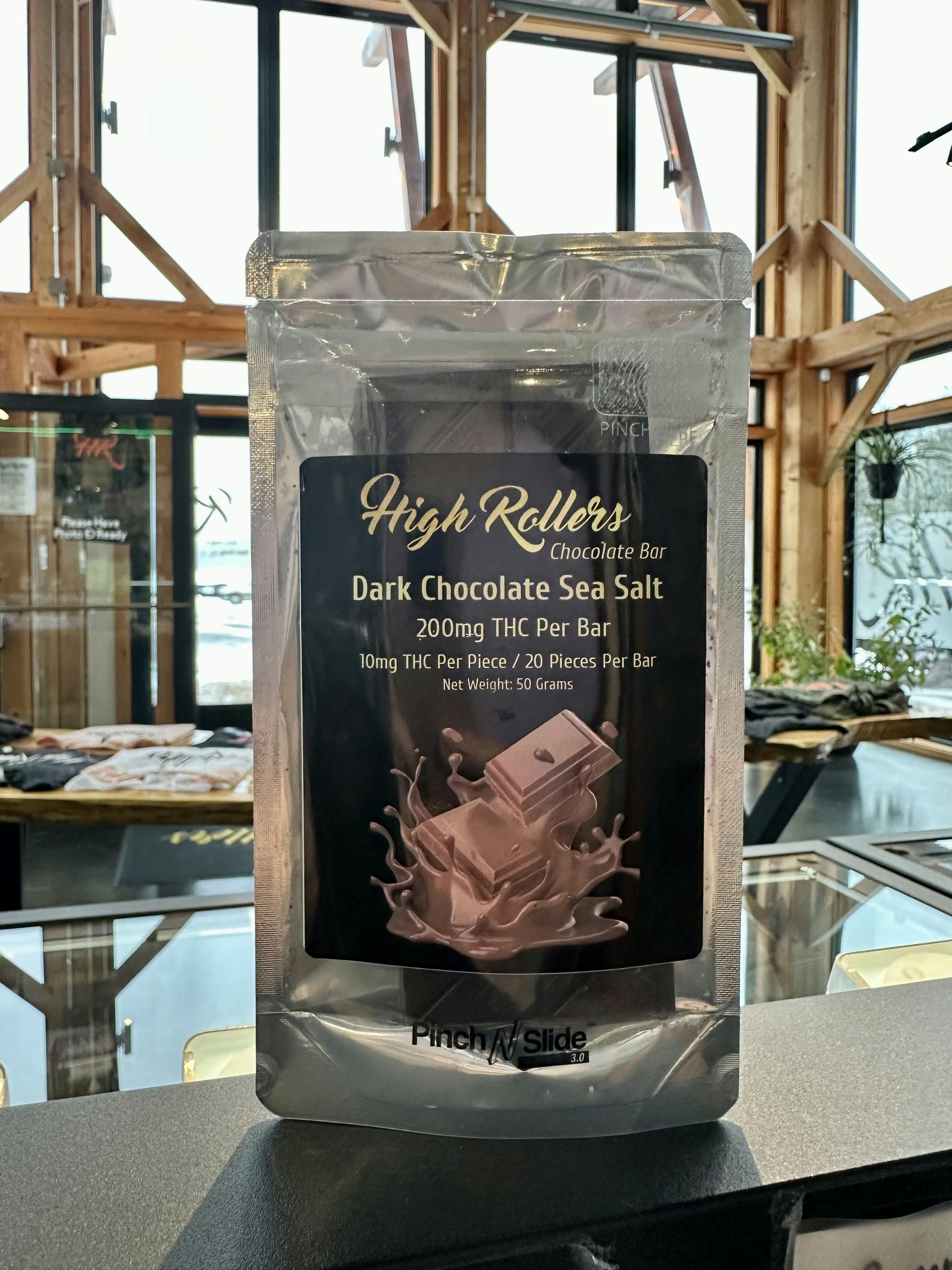 Dark Chocolate Sea Salt Bar | Chocolates | 20pk | 10mg/ea