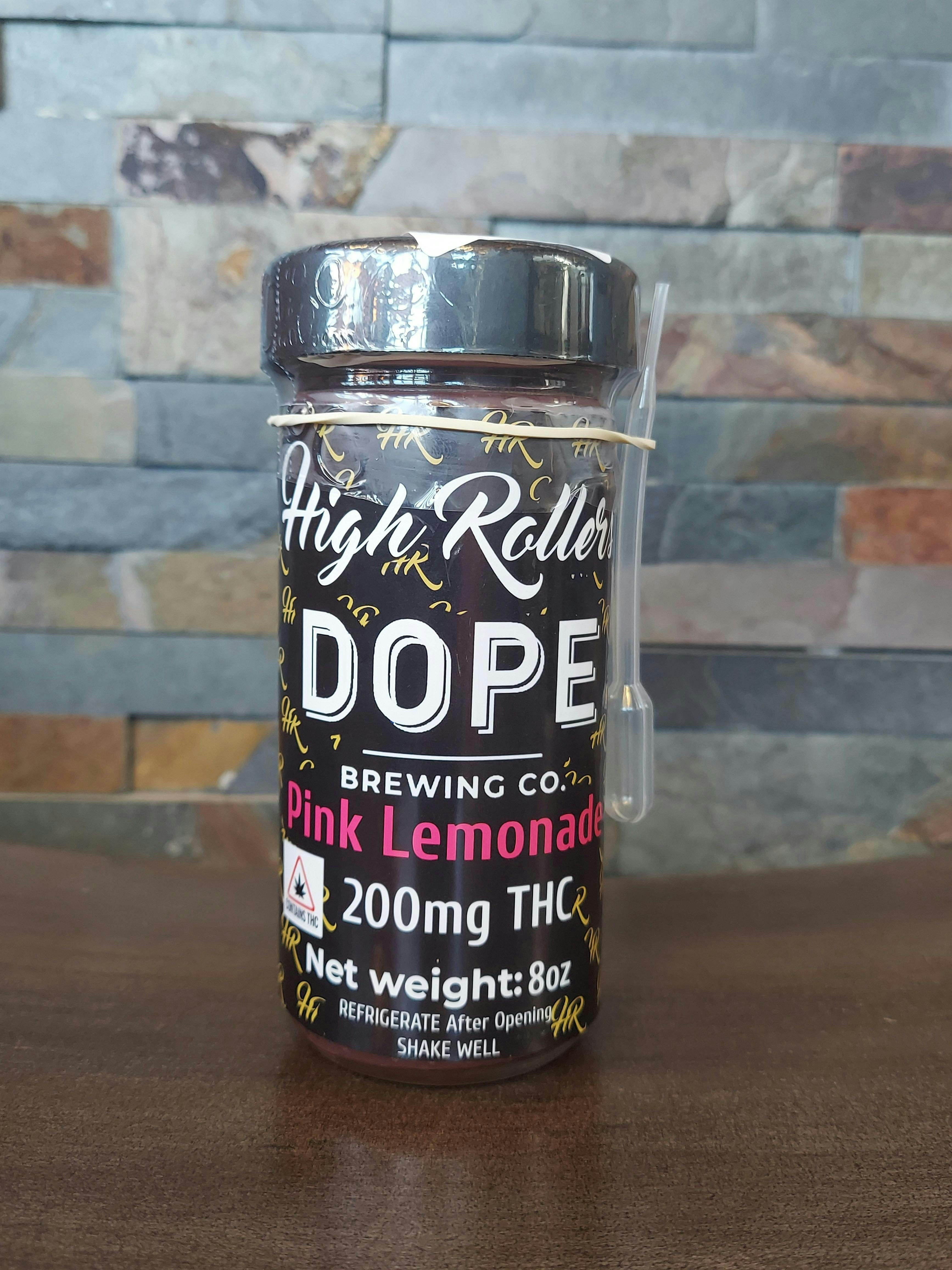 Pink Lemonade | 200mg | 8fl oz at High Roller Cannabis Club