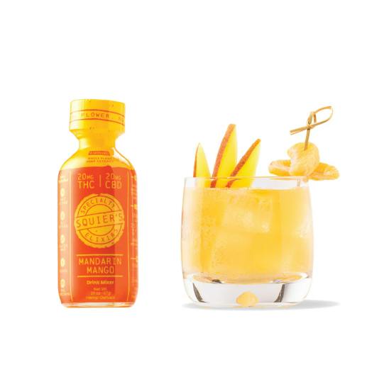 Squiers - Infused Beverage - Mandarin Mango - 10mg at High Rollers (MED + RECREATIONAL)