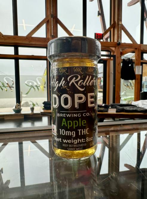 Apple | 10mg | 8fl oz at High Rollers (MED + RECREATIONAL)
