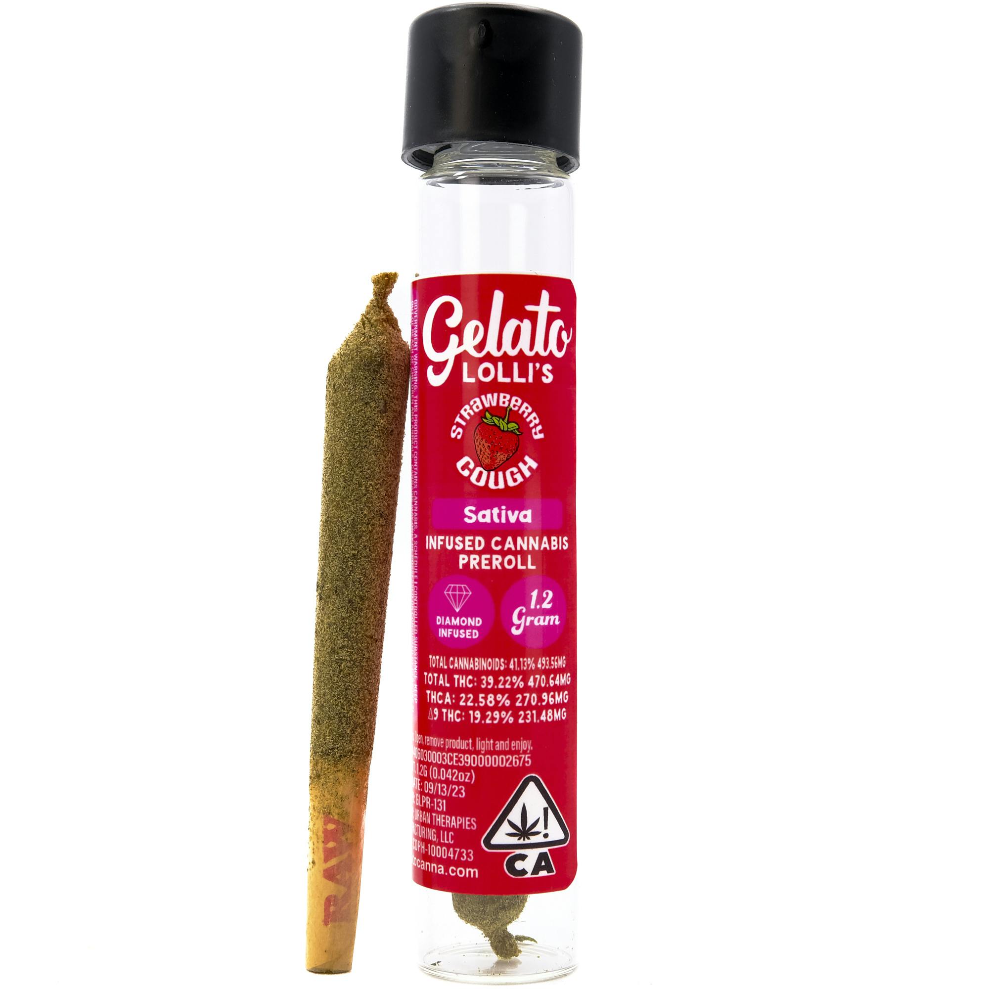 Gelato | Strawberry Cough | Infused Joint | 1.2g