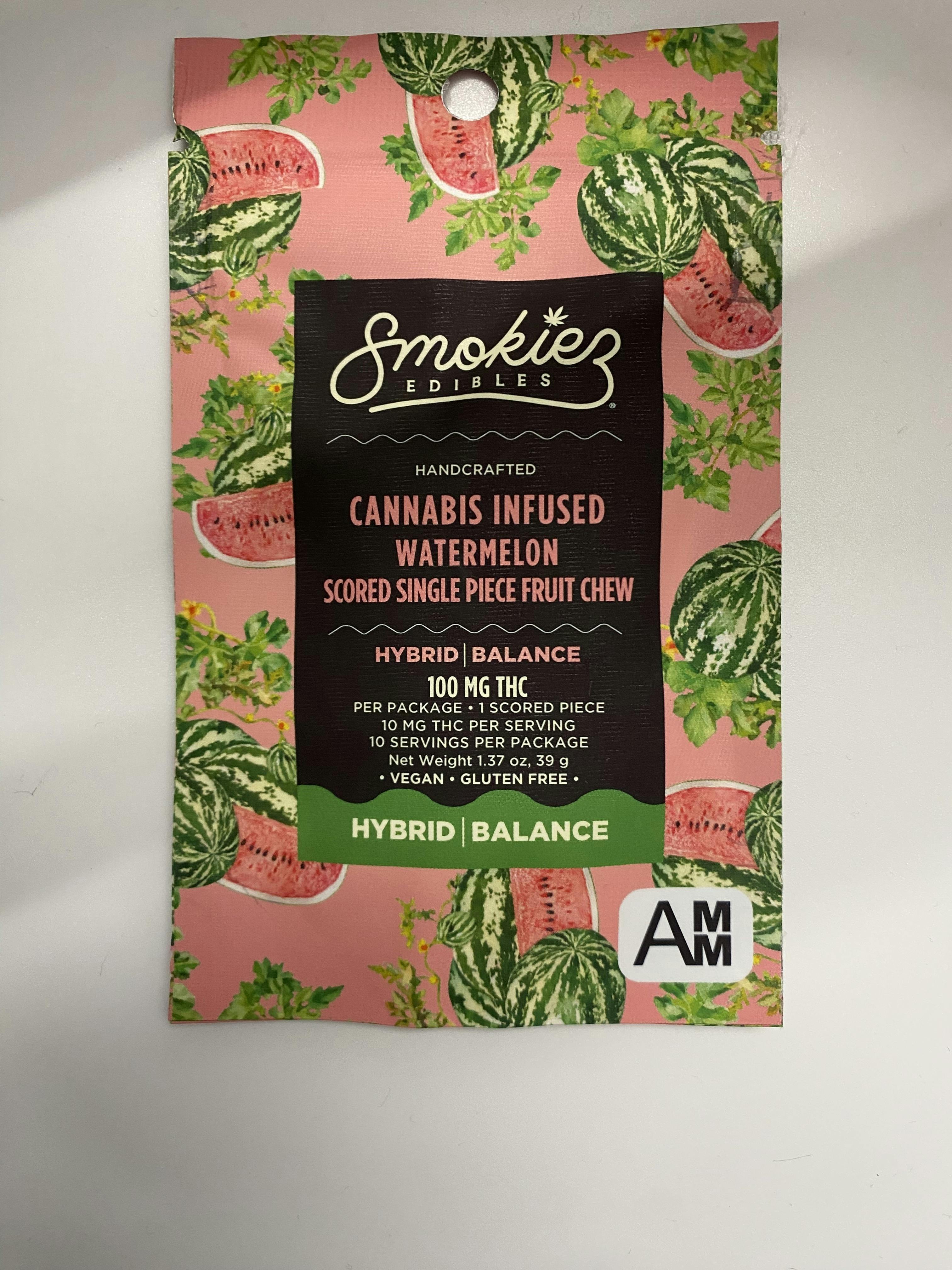 Watermelon Gummies | 100mg at Custom Cannabis