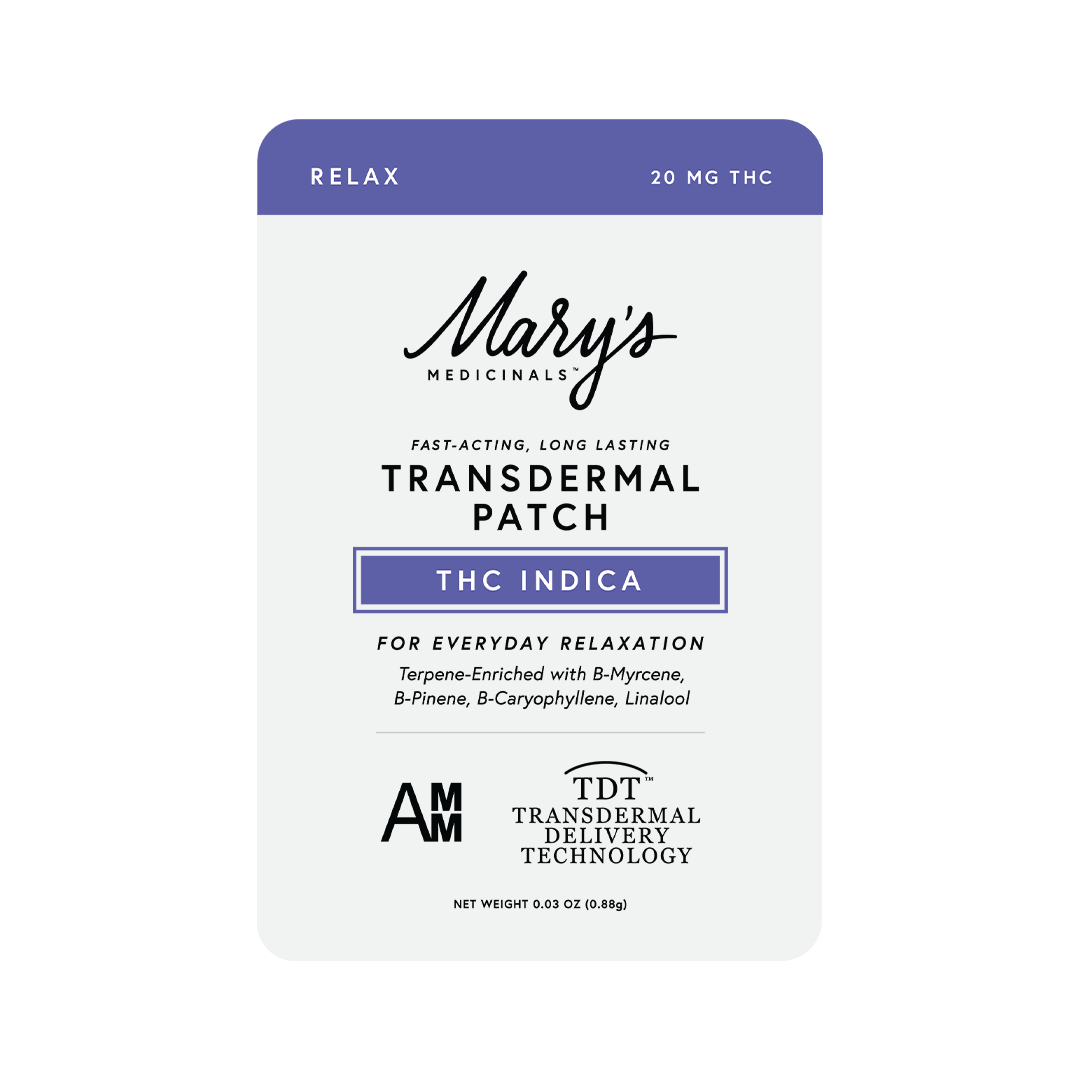 Marys Medicinals Topical Indica Patch, DHM